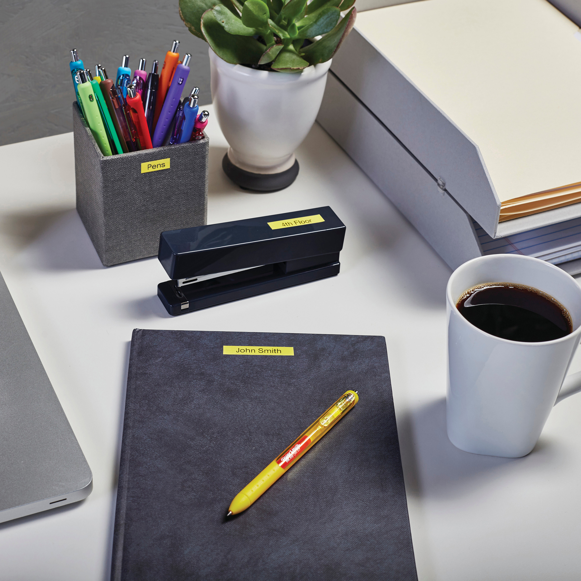 DYMO® Schriftbandkassette 9 mm x 7 m (B x L) gelb schwarz