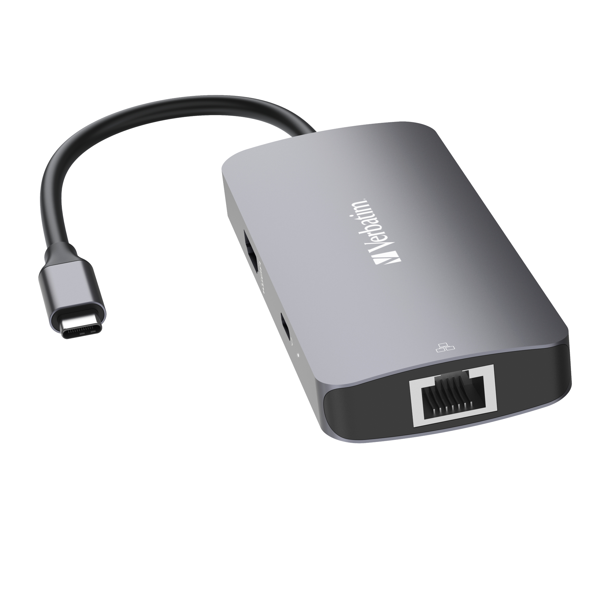 Verbatim USB-Hub CMH-05 USB-C grau/schwarz