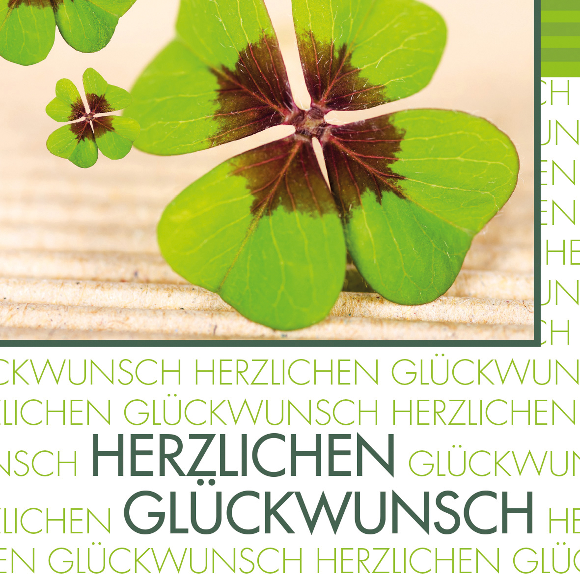SIGEL Faltkarte Glückwunschkarte 220g/m² farbig Fortune 10 St./Pack.