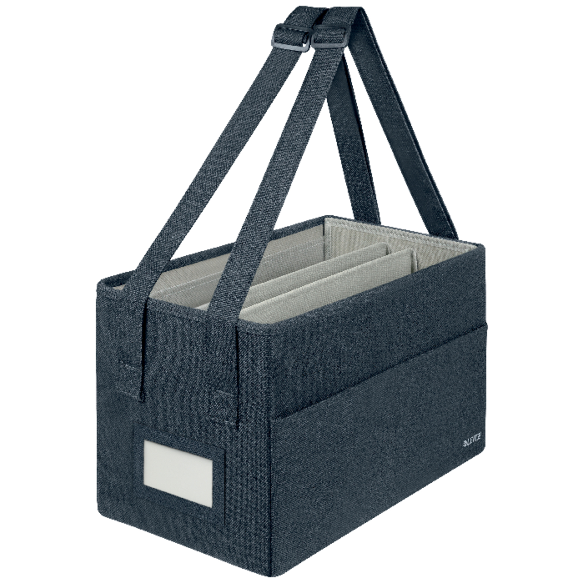 Leitz Aufbewahrungstasche Desk Sharing kompakt 35,5 x 20 x 21 cm (B x H x T) Karton/Stoff samtgrau