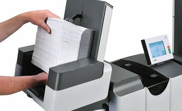 Quadient DS-85i Kuvertiersystem, Neopost, professionelle Briefkuvertierung