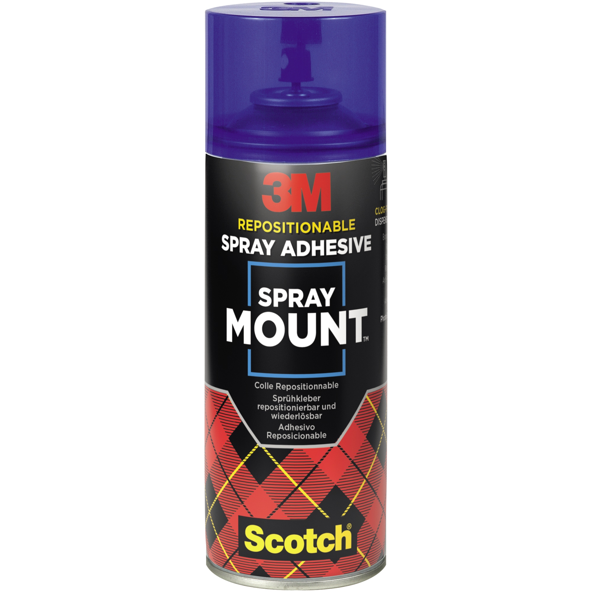 Scotch® Sprühkleber Spray Mount™ mit Lösungsmittel nicht wieder ablösbar 400ml