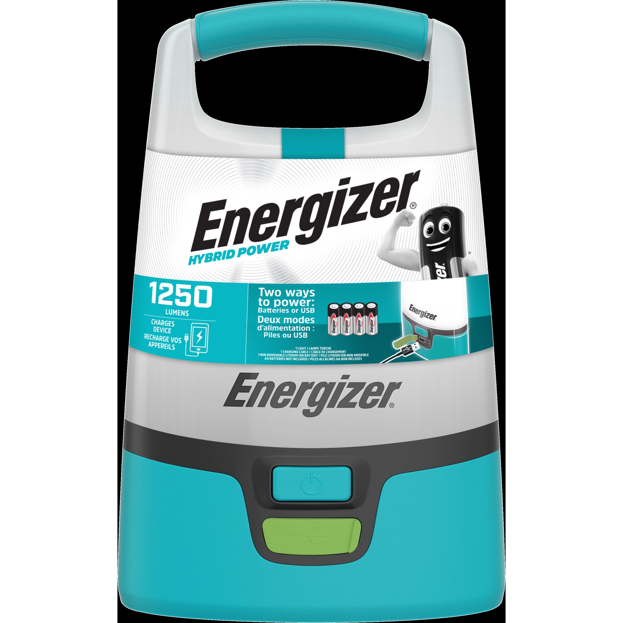 Energizer® Campingleuchte Hybrid Powered Kunststoff