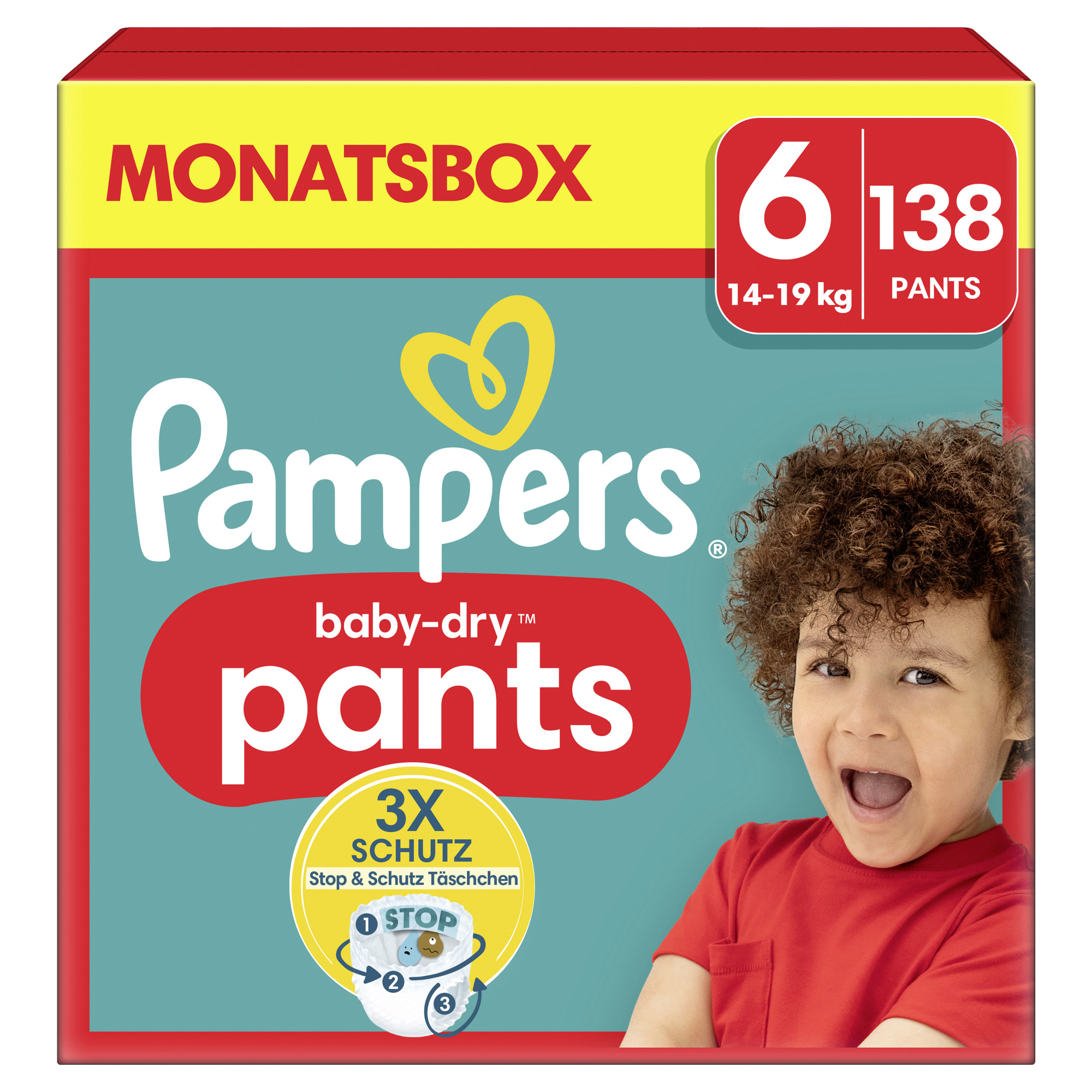 Pampers Windeln Baby Dry Pants 6 (14-19 kg) 138 St./Pack.