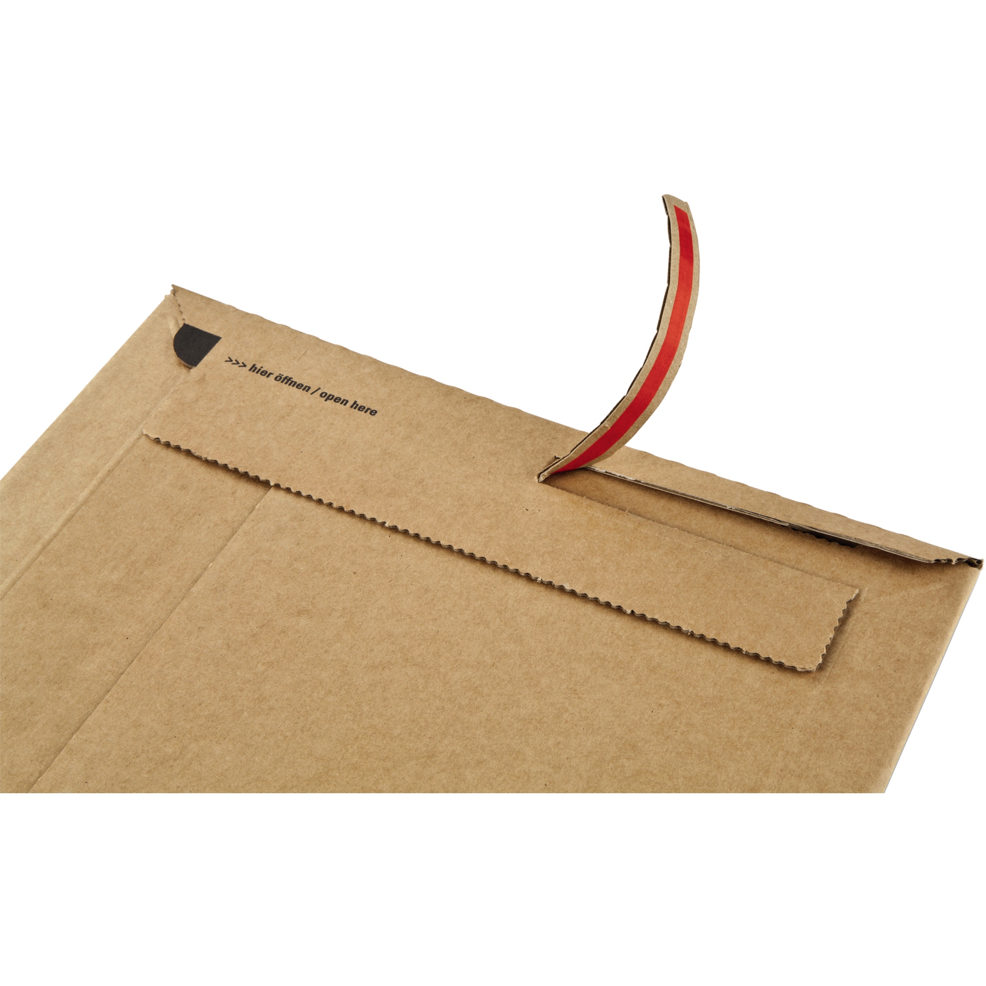 ColomPac® Versandtasche Rigid Plus 340 x 500 x -50 mm (B x H x T) mit Haftklebung ohne Fenster braun