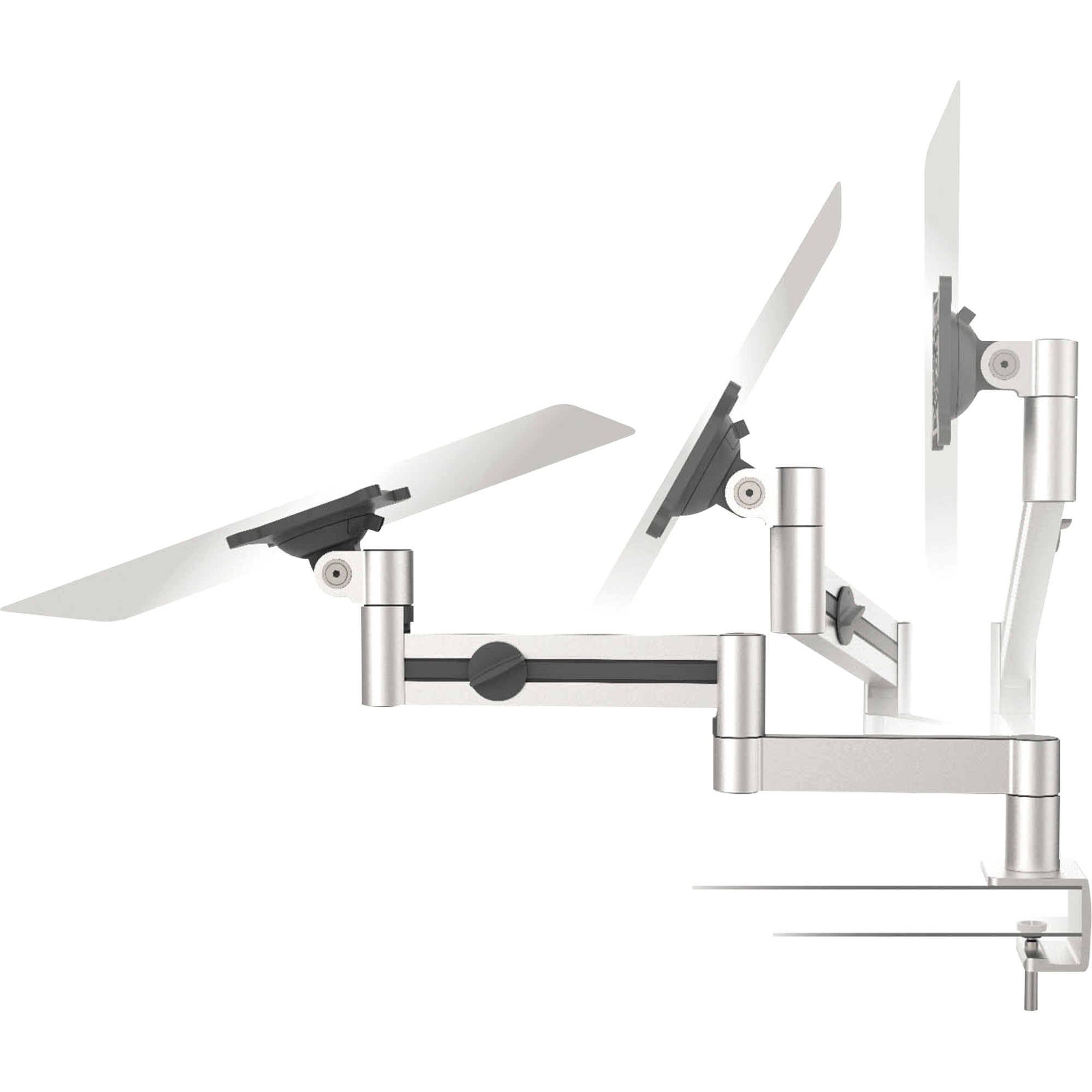 DURABLE Monitorschwenkarm PRO 34,5 x 47 x 12 cm (B x H x T) 3-8kg Aluminium/Kunststoff silber metallic