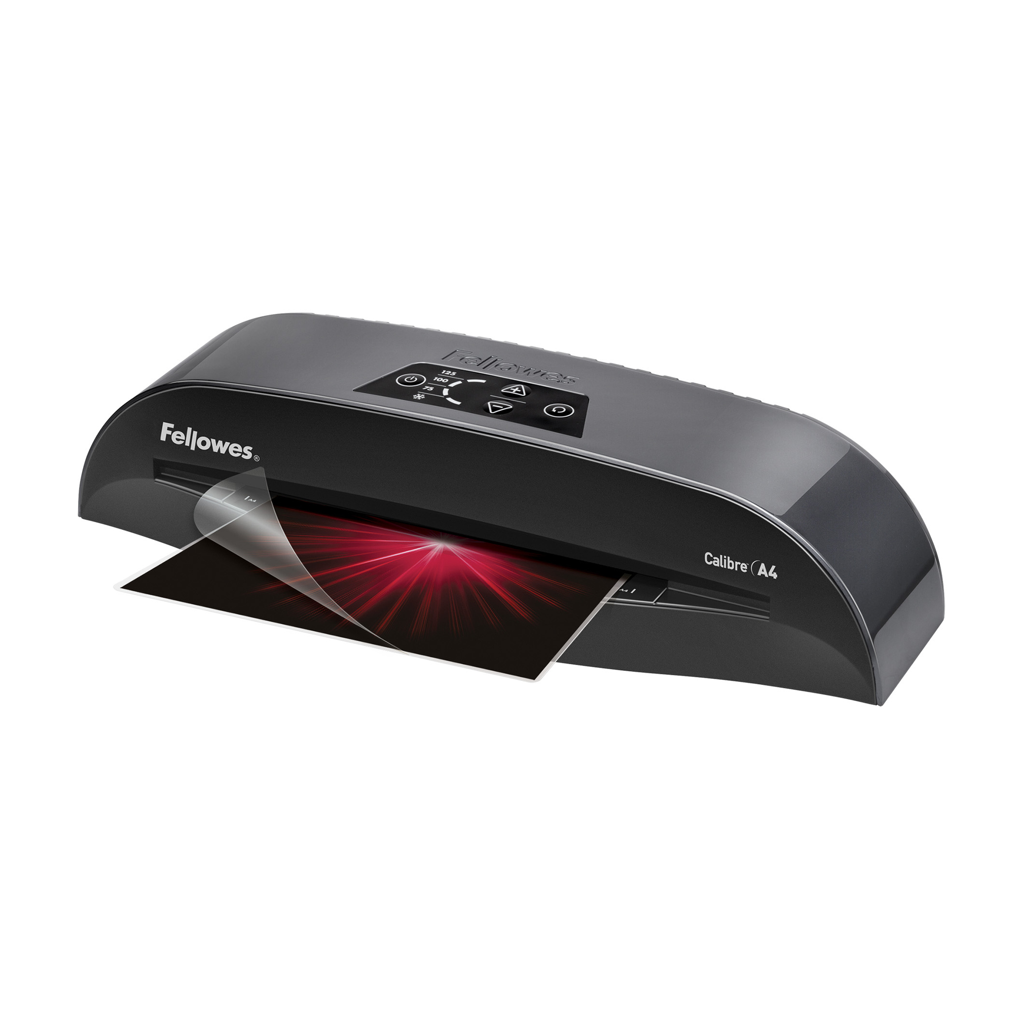 Fellowes® Laminiergerät Calibre Heiß-/Kaltlaminierung 45 x 11 x 14,5 cm (B x H x T) DIN A4 anthrazit