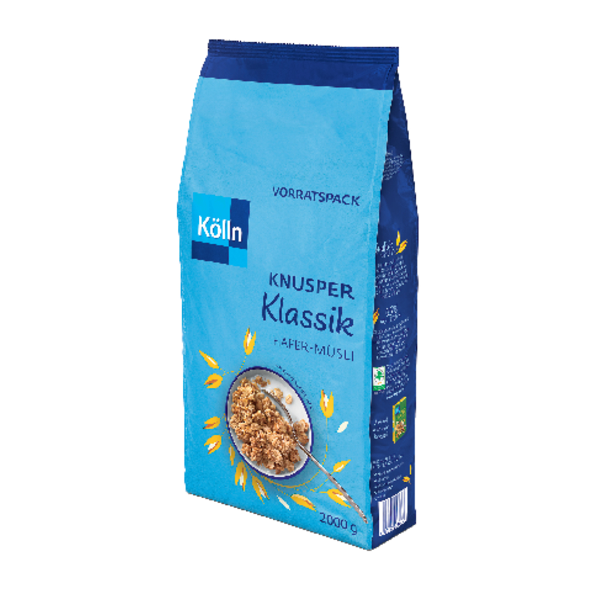 Kölln Müsli Knusper Klassik 4 x 2.000 g/Pack.