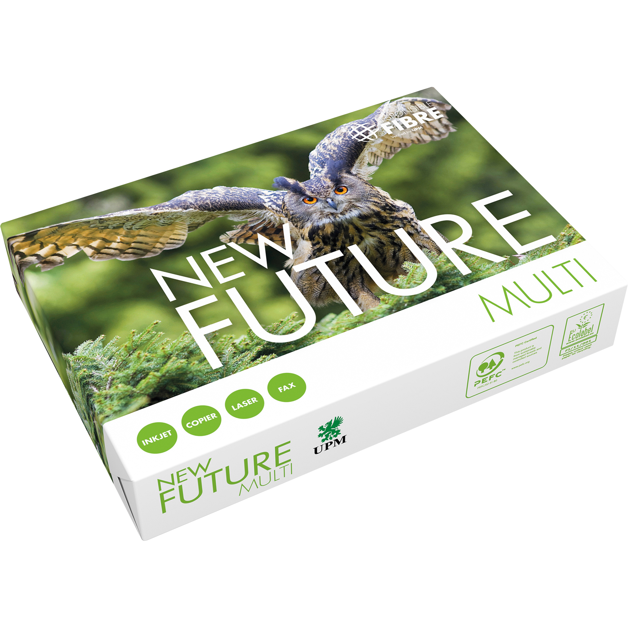 New Future Multifunktionspapier Multitech DIN A4 80g/m² weiß 500 Bl./Pack.