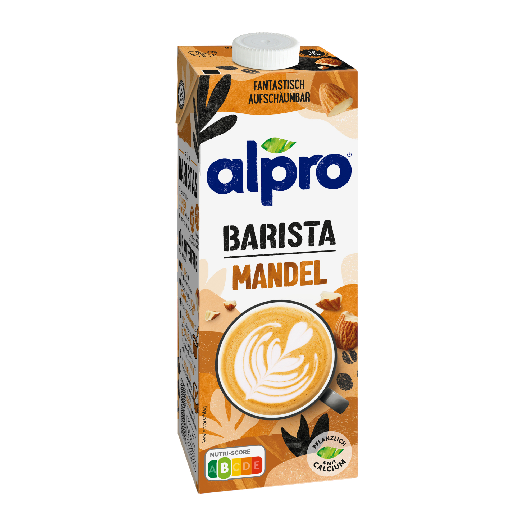 Alpro Pflanzendrink Barista Mandel TetraPak 8 x 1 l/Pack.