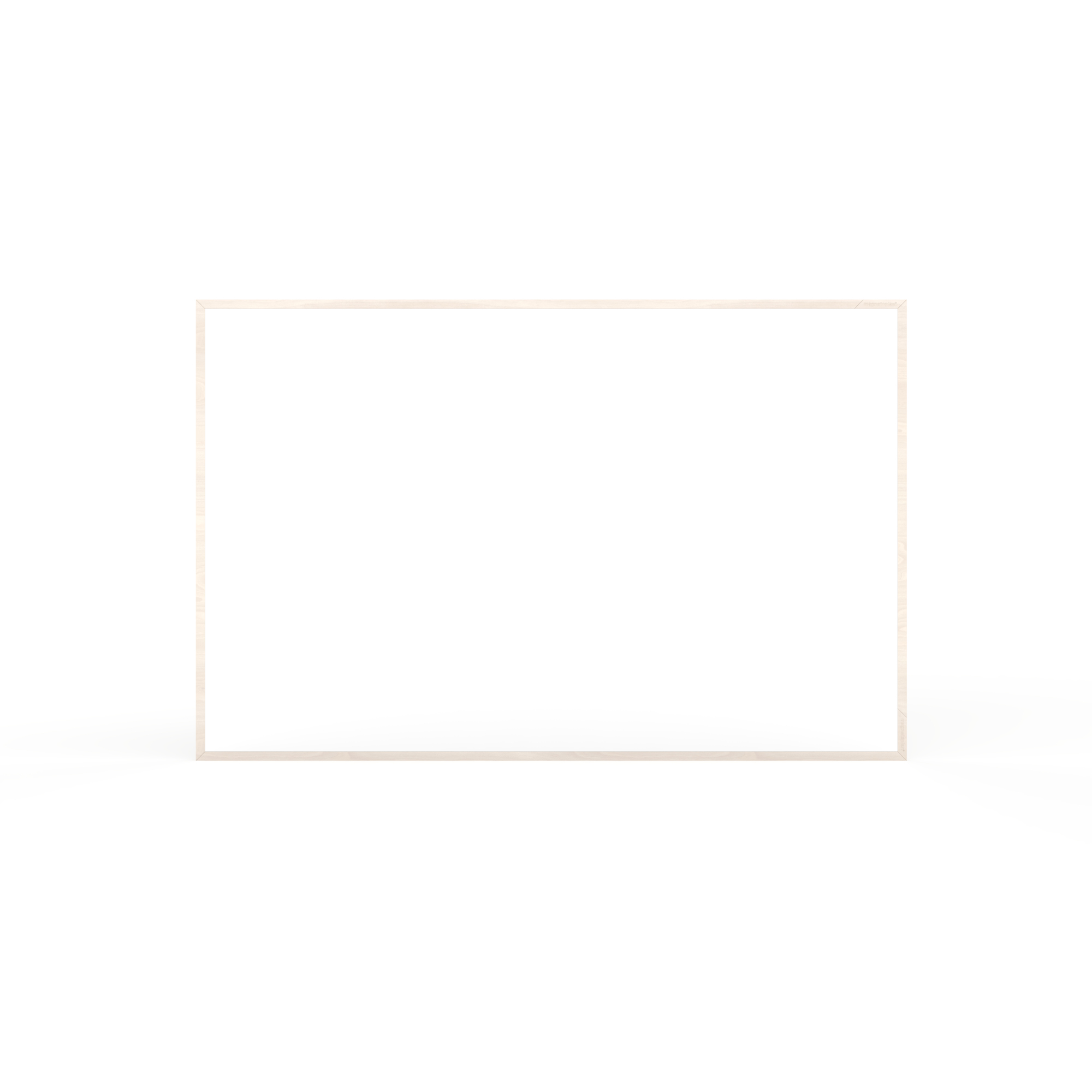 magnetoplan® Whiteboard Design Wood Series Maße der Oberfläche: 120 x 96 cm (B x H) Tafel magnethaftend nicht beidseitig beschreibbar Stahl lackiert weiß