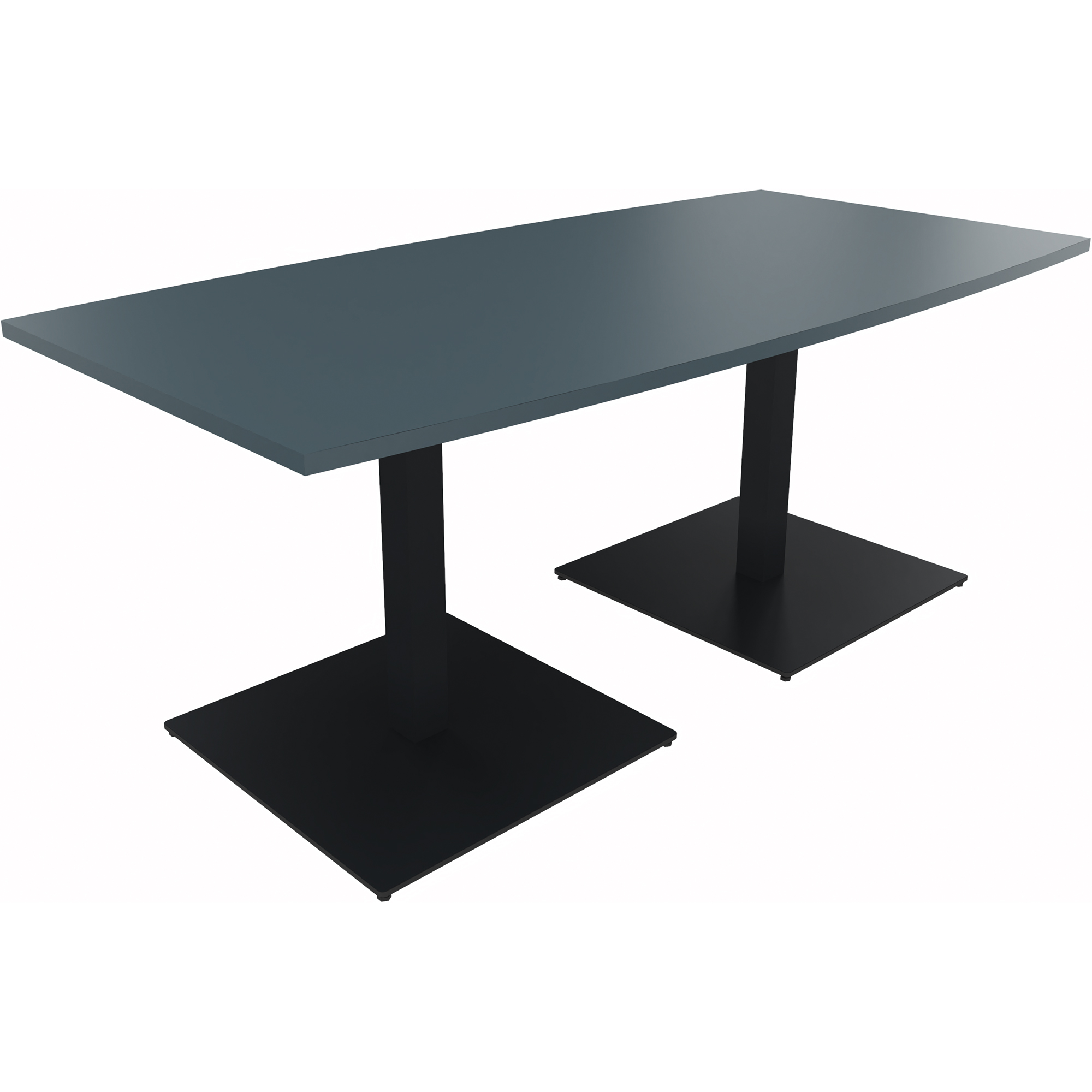 Konferenztisch communication 1.800 x 720 x 800/900 mm (B x H x T) Holz Farbe der Tischplatte: lavagrau