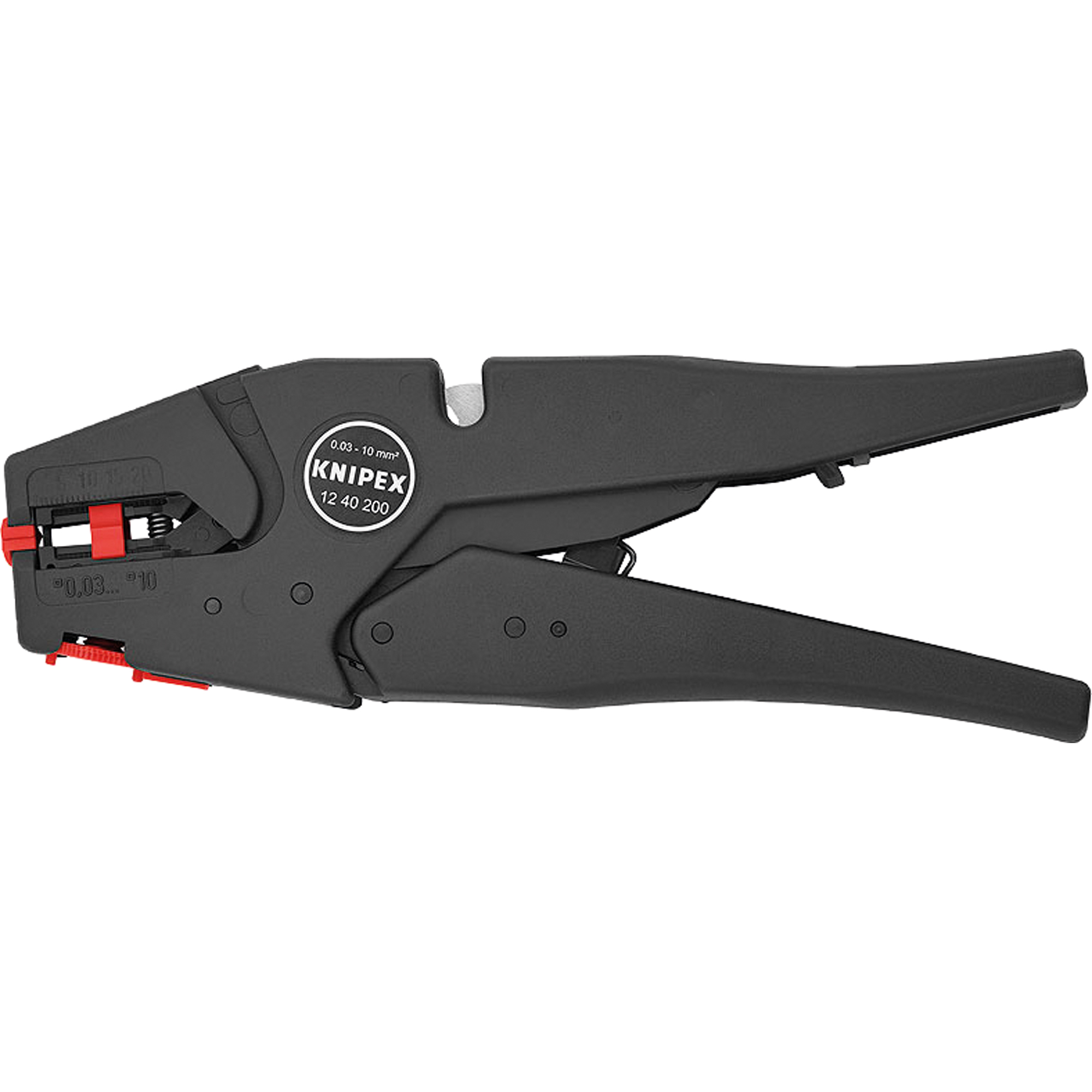 KNIPEX Netzwerk Werkzeug Selbsteinstellende Abisolierzange 200mm Werkzeugstahl
