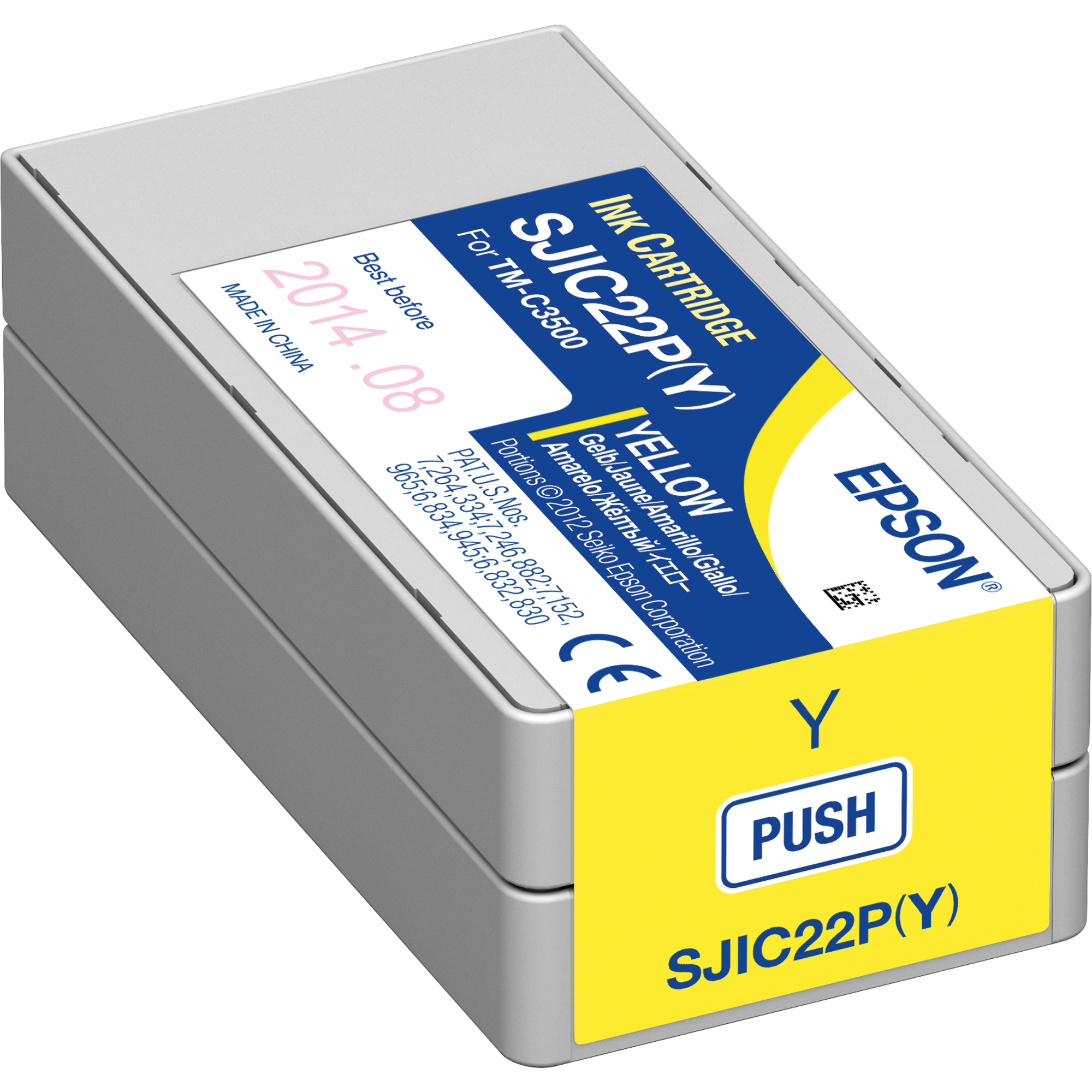 Epson Tintenpatrone Originalzubehör SJIC22P(Y) gelb 32,5ml