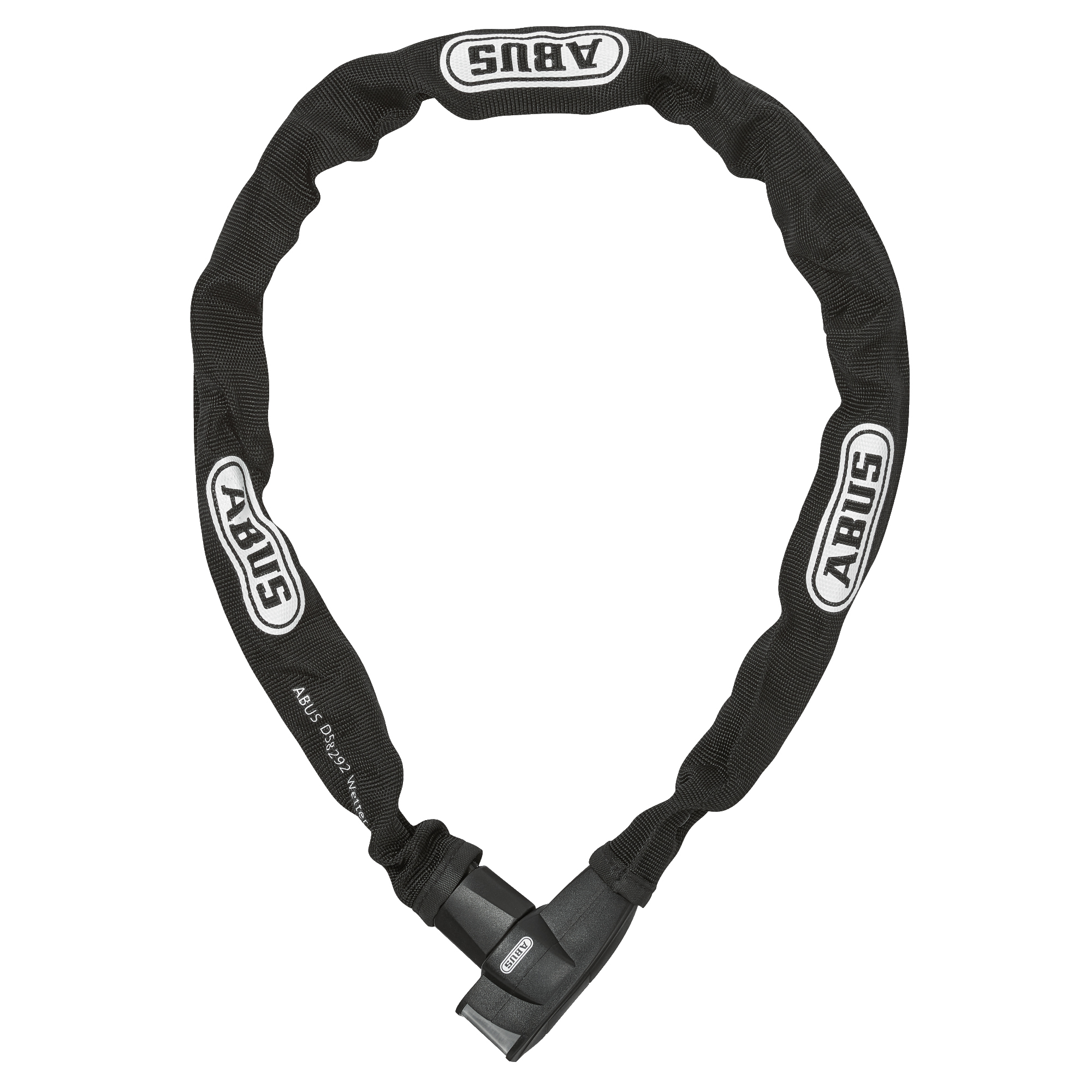 ABUS Diebstahlschutz CH Lock 5415 Kettenschloss 850mm 6mm Stahl/Textil ummantelt schwarz