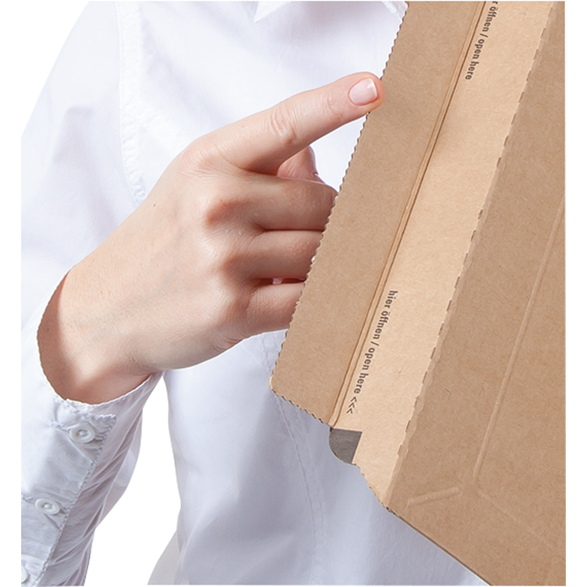 ColomPac® Versandtasche Rigid Plus 340 x 500 x -50 mm (B x H x T) mit Haftklebung ohne Fenster braun