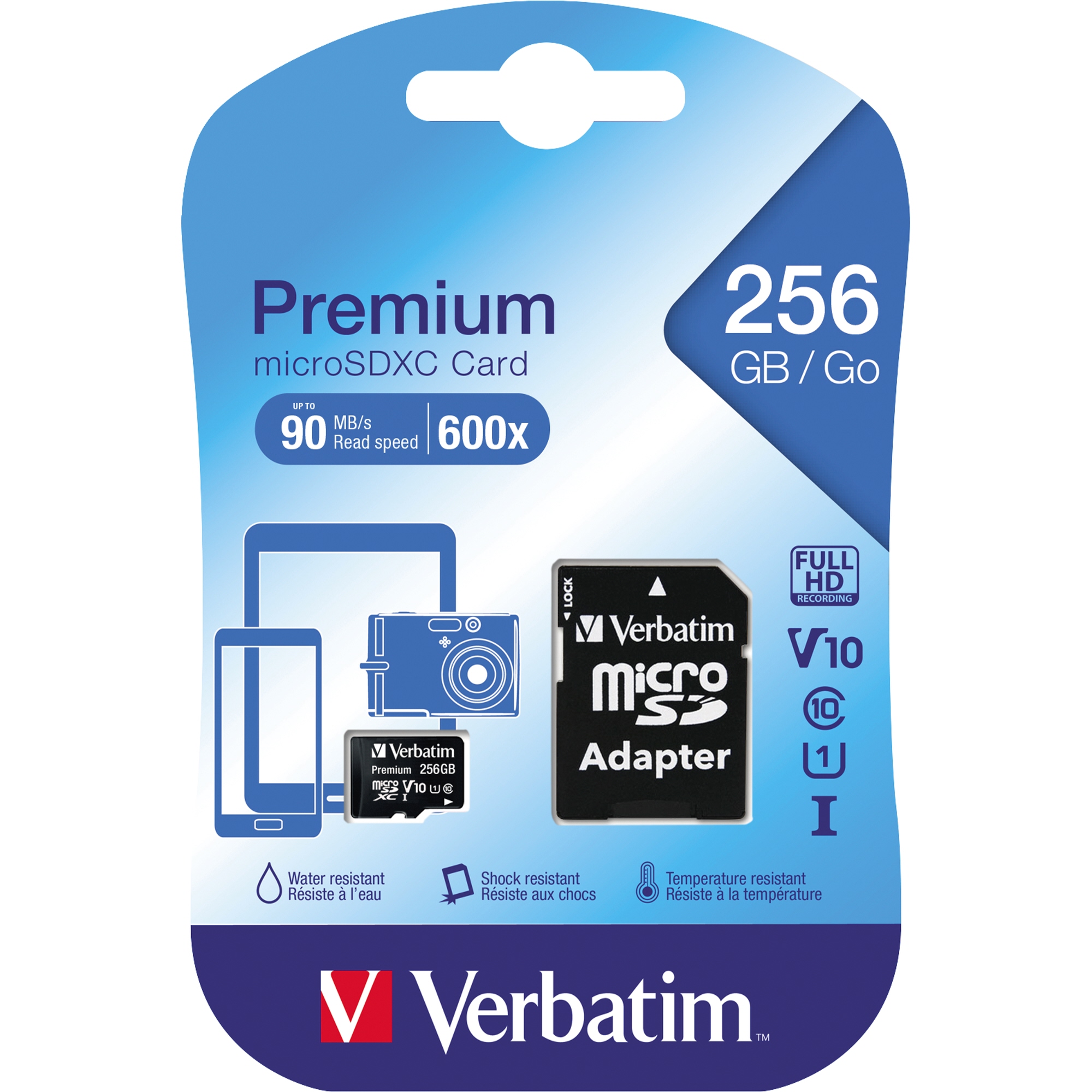 Verbatim Speicherkarte microSDXC 256Gbyte