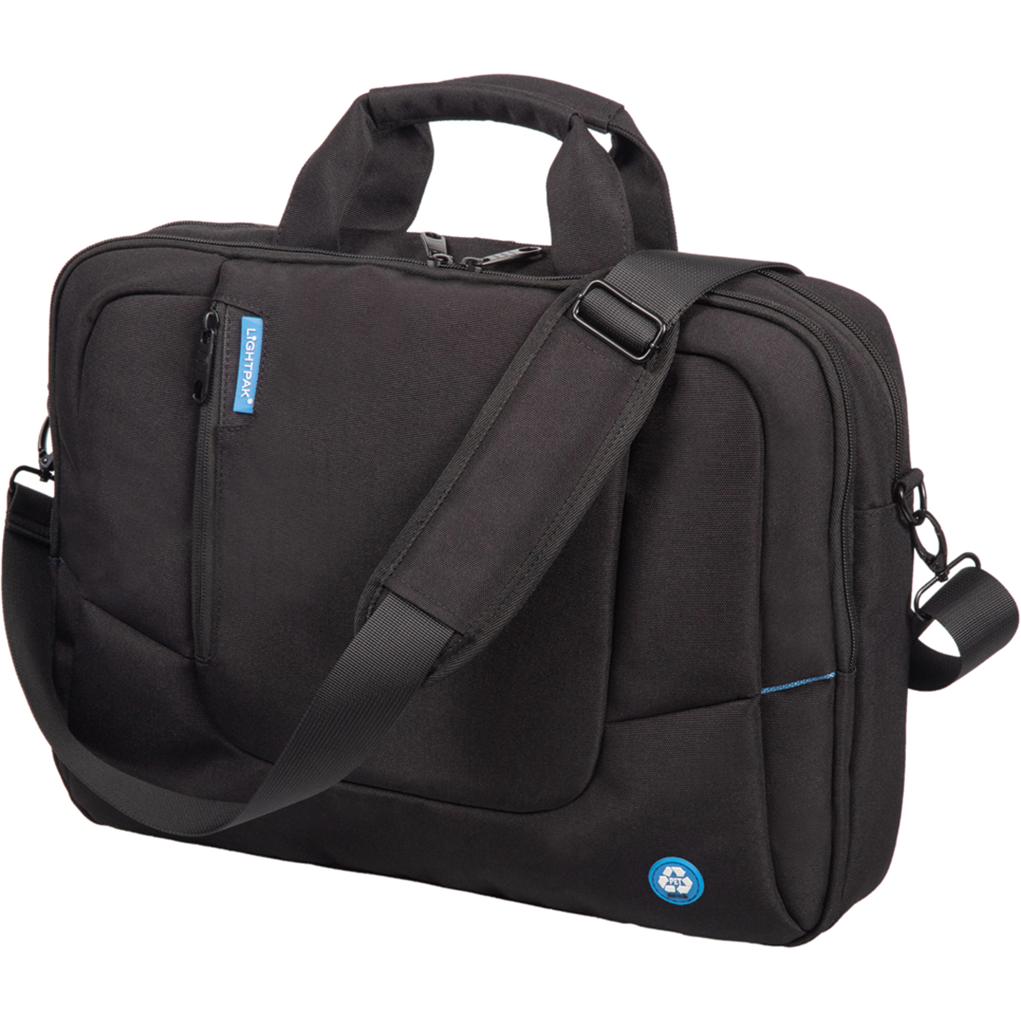 STOP® Notebooktasche RPET 32 x 43 x 9 cm (B x H x T) PET, recycelt schwarz