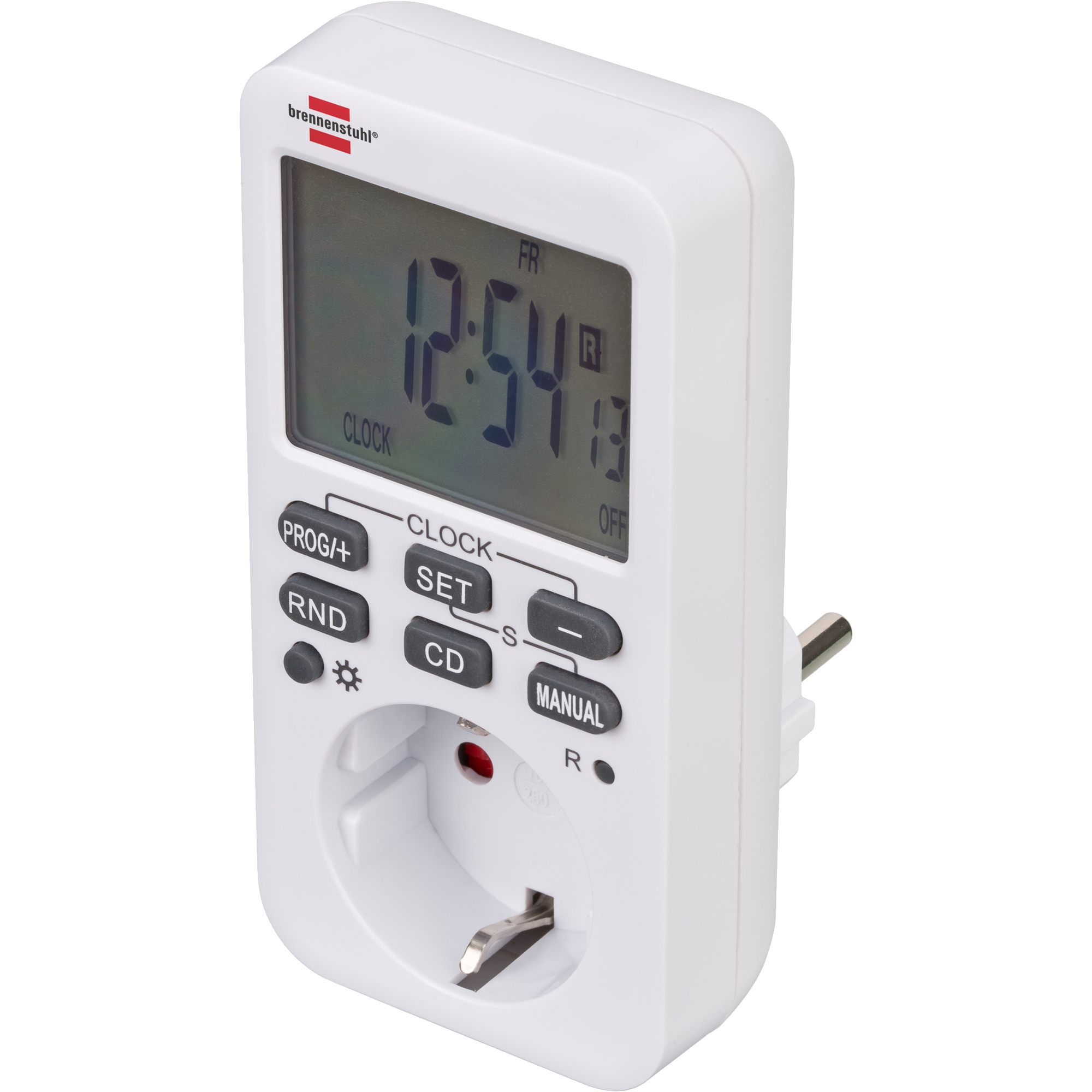 brennenstuhl® Zeitschaltuhr Comfort-Line 1min weiß