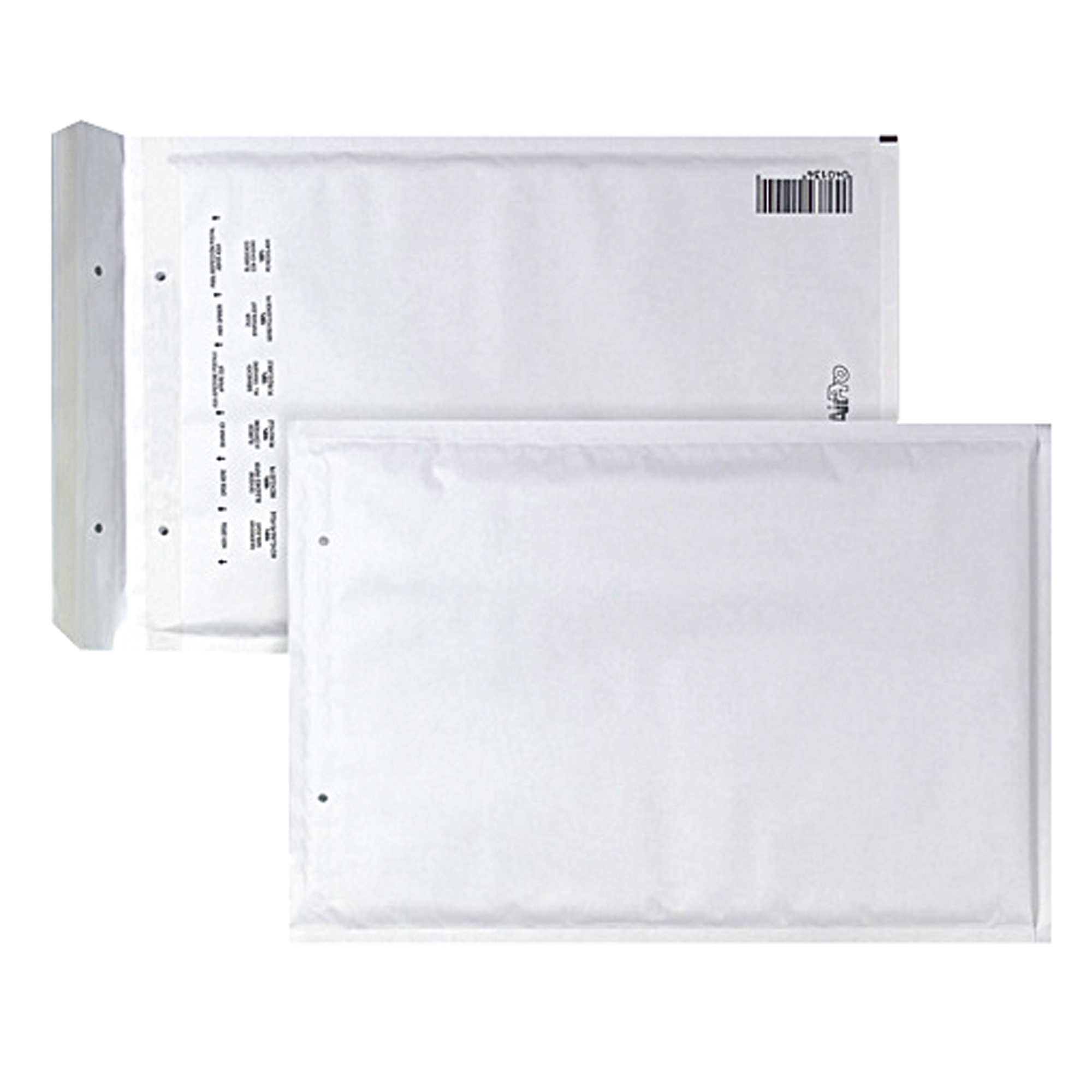 AIRPRO Luftpolstertasche 16/F mit Haftklebung, Lochung für Klammer Papier weiß 10 St./Pack.
