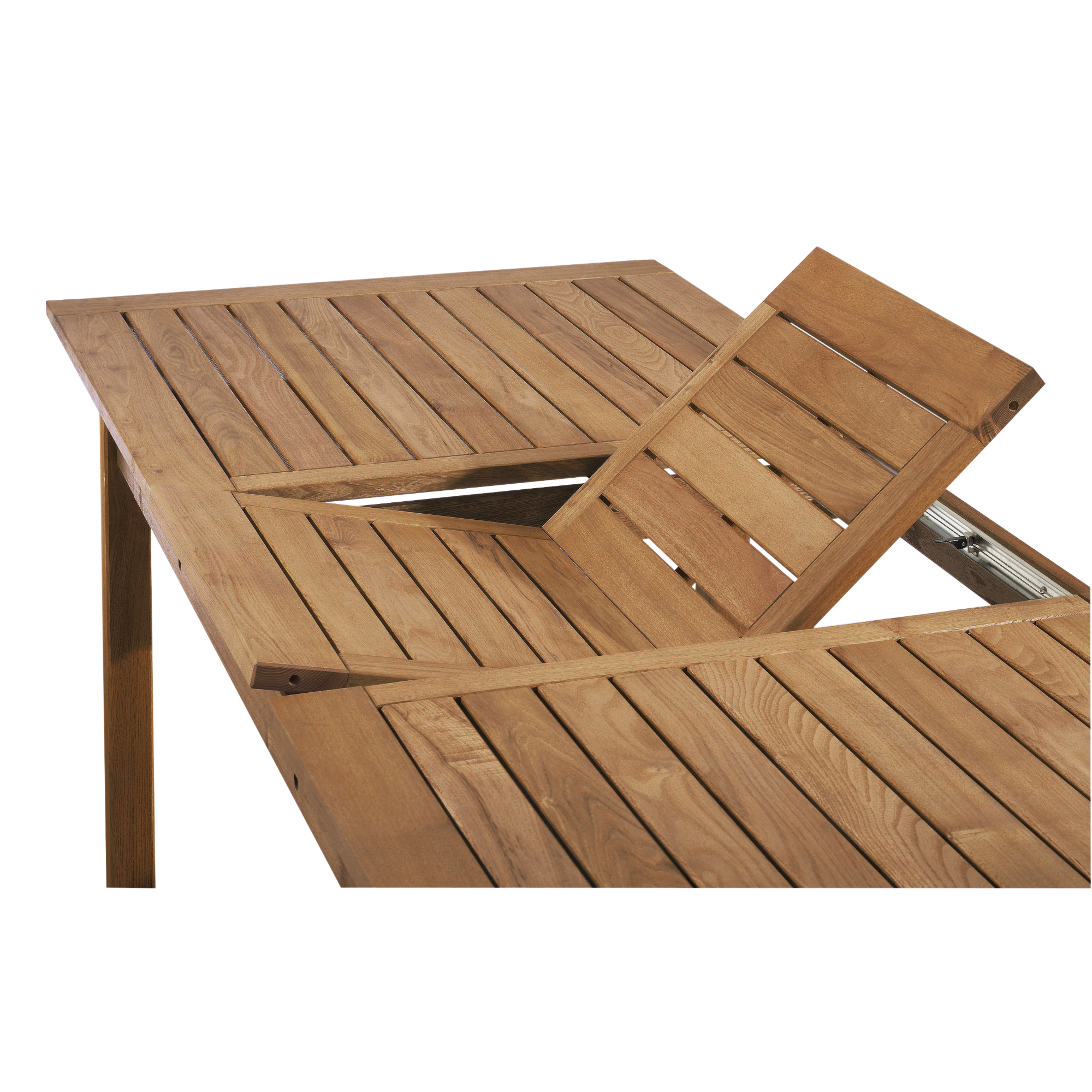 memo Gartentisch Manja 170/220 x 75 x 90 cm (B x H x T) wetterfest Robinie, lasiert natur