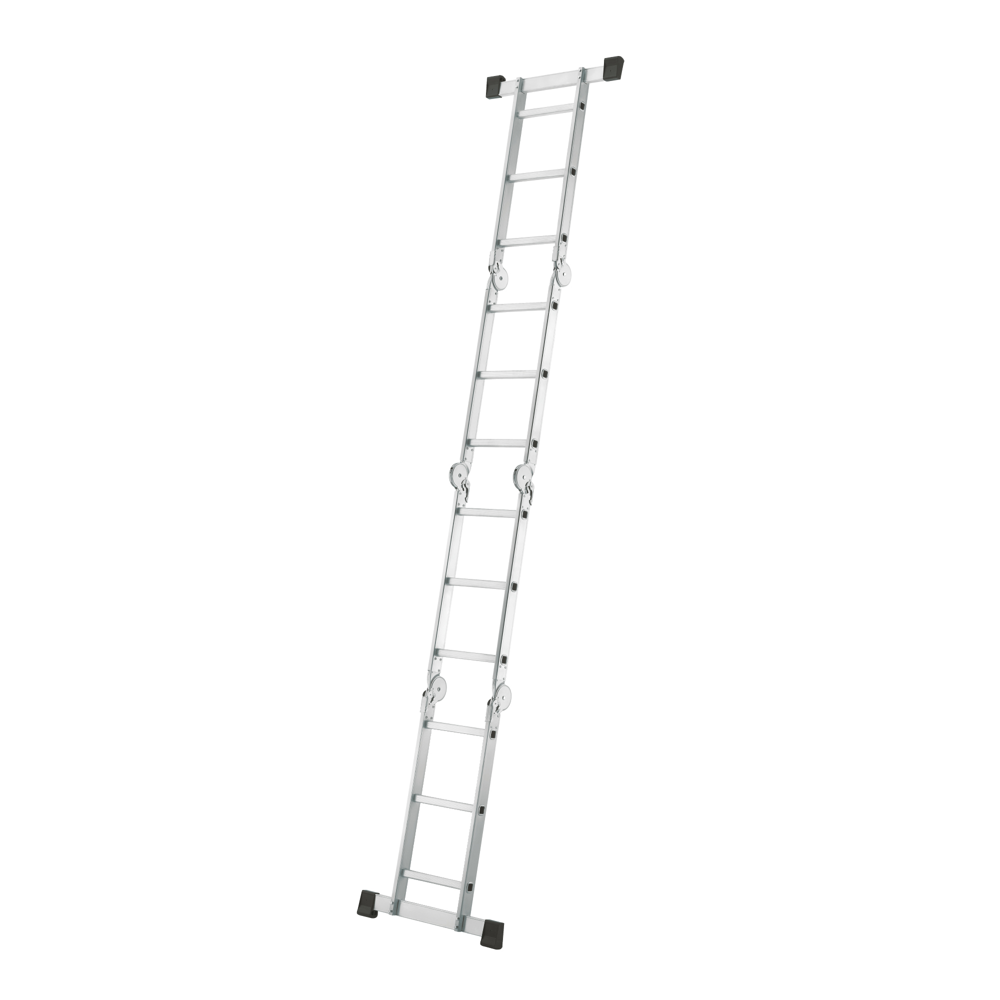 Hailo Multifunktionsleiter M60 4,35m Aluminium/Stahl/Kunststoff silber
