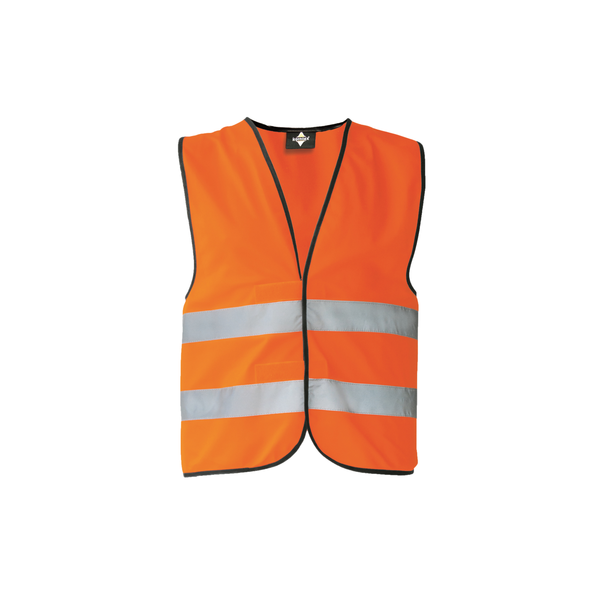 korntex Warnweste Wolfsburg M reflektierend Klettverschluss 100 % Polyester signal-orange