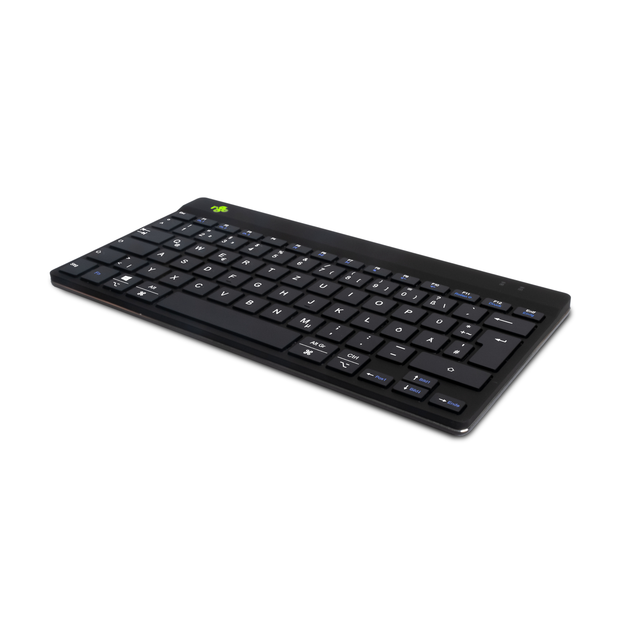 R-Go Tools Tastatur Compact Break USB-C 10m inkl. Ladekabel (102 cm) schwarz