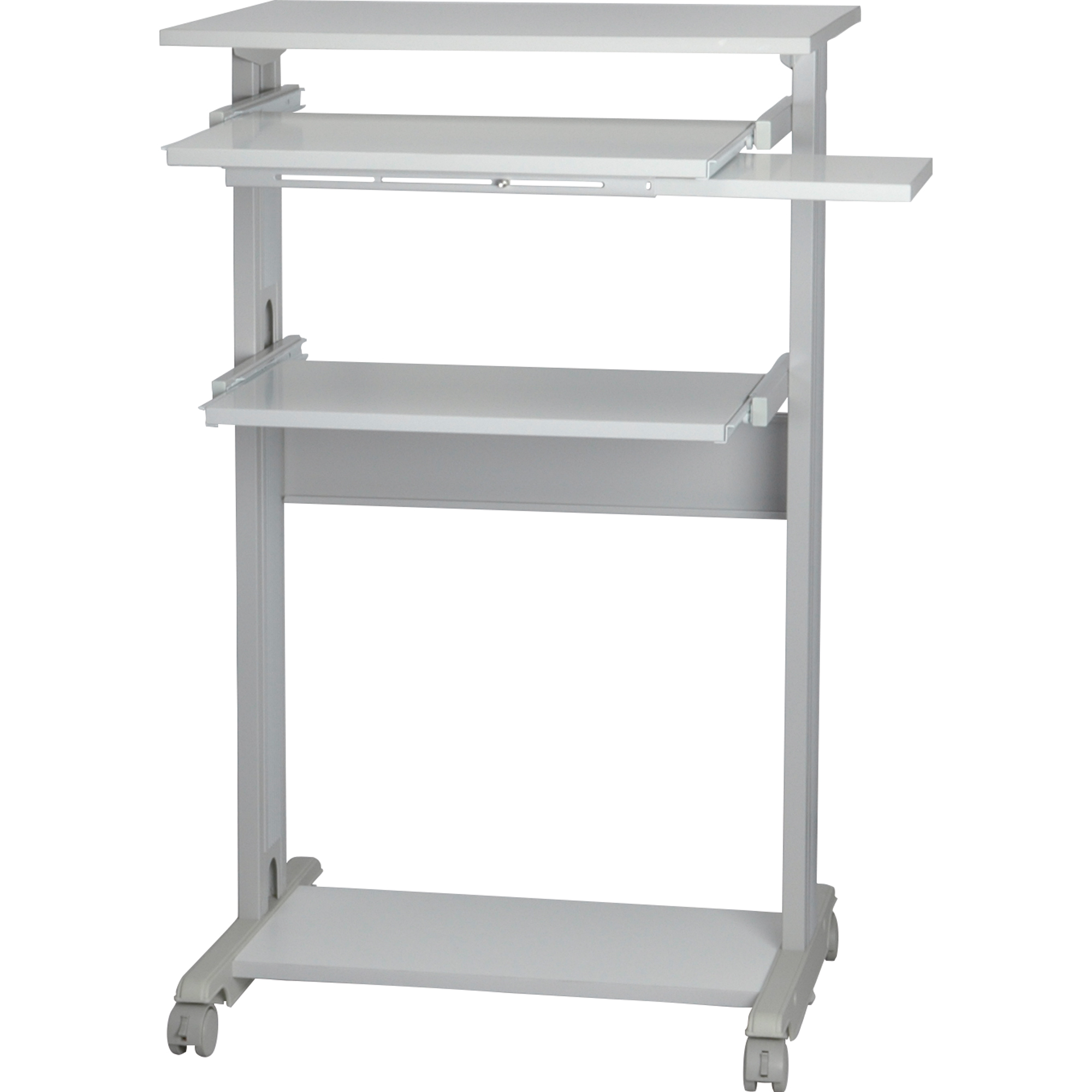 ROLINE PC-Arbeitsplatz 680 x 1.100 x 540 mm (B x H x T) nicht abschließbar Metall/Kunststoff
