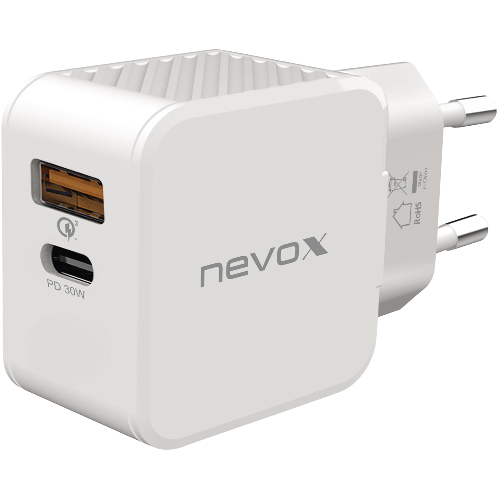 nevox Netzadapter weiß