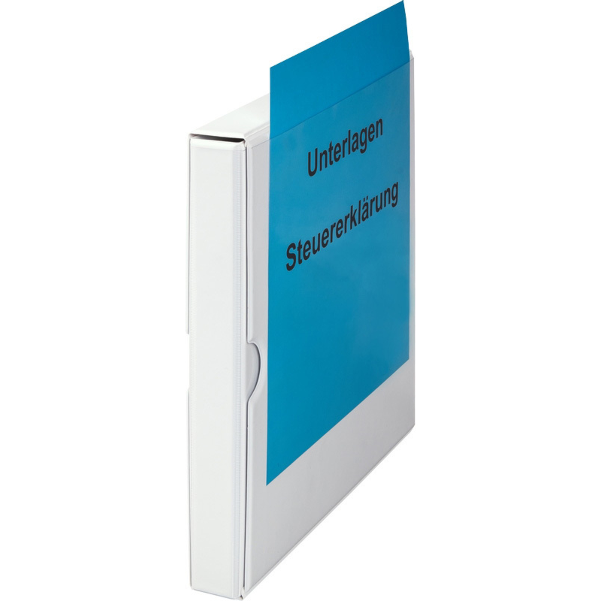 EICHNER Präsentationsringbuch 60mm DIN A4 4 Ringe, D-Mechanik PVC weiß