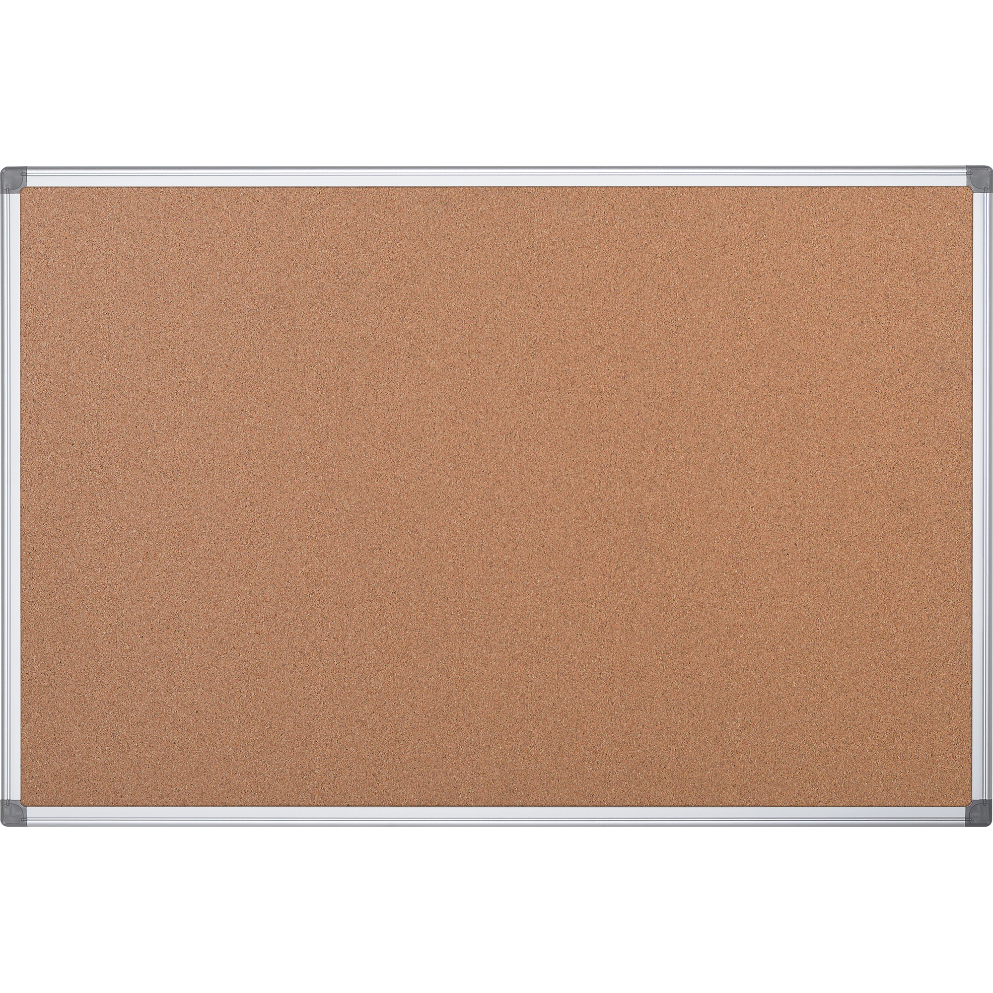 Bi-office Pinnwand Maya 120 x 90 cm (B x H) Maße der Oberfläche: 116 x 86 cm (B x H) Kork Material des Rahmens: Aluminium, eloxiert braun