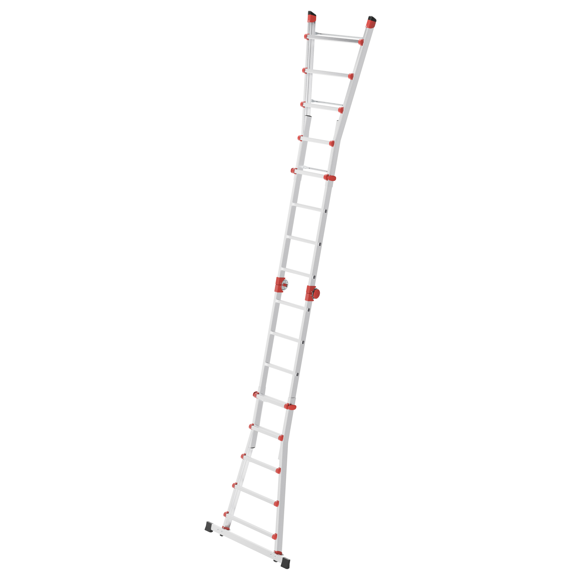 Hailo Multifunktionsleiter M80 5,7m Aluminium silber