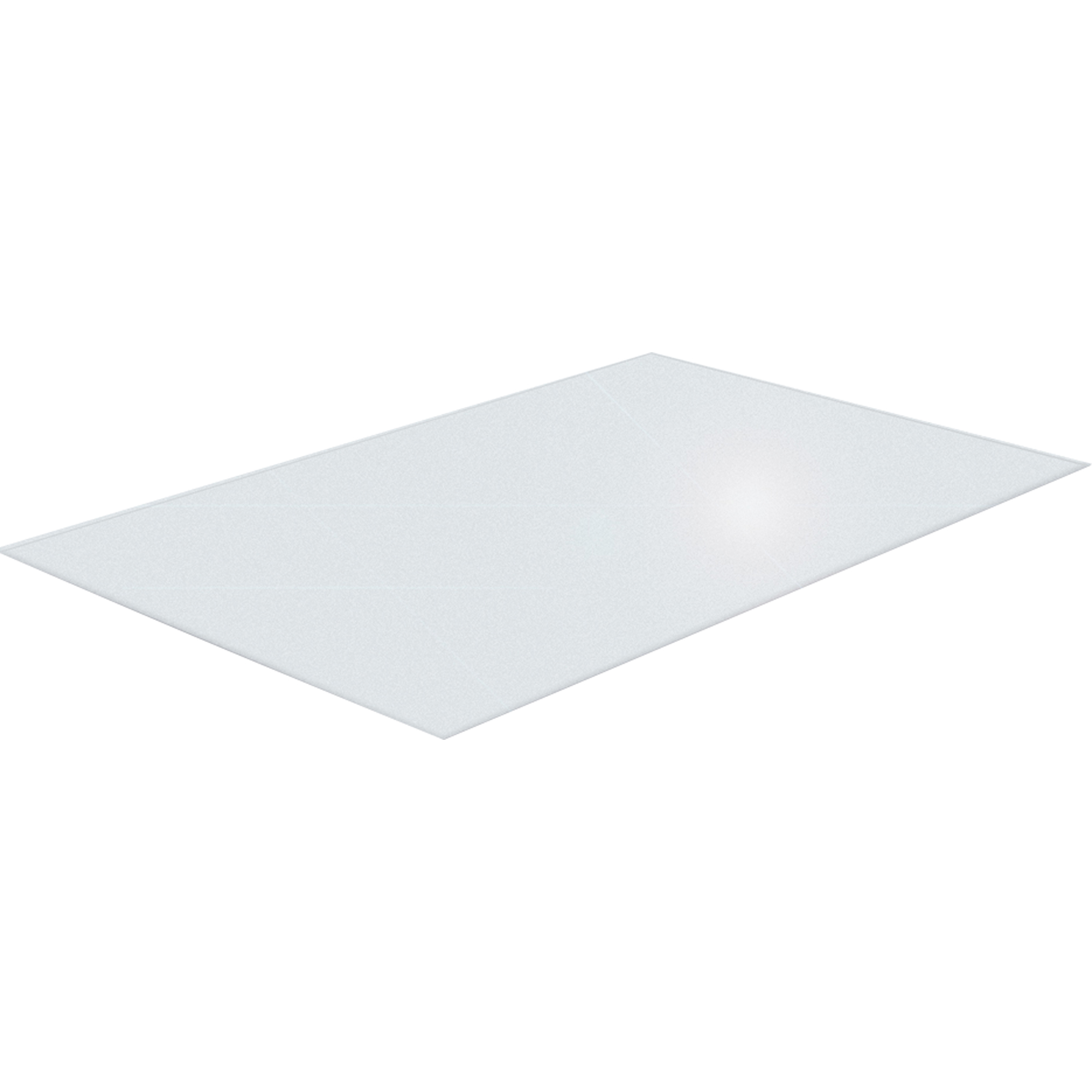 Tex Bodenschutzmatte 43 x 56 cm (B x T) Vinyl transparent matt