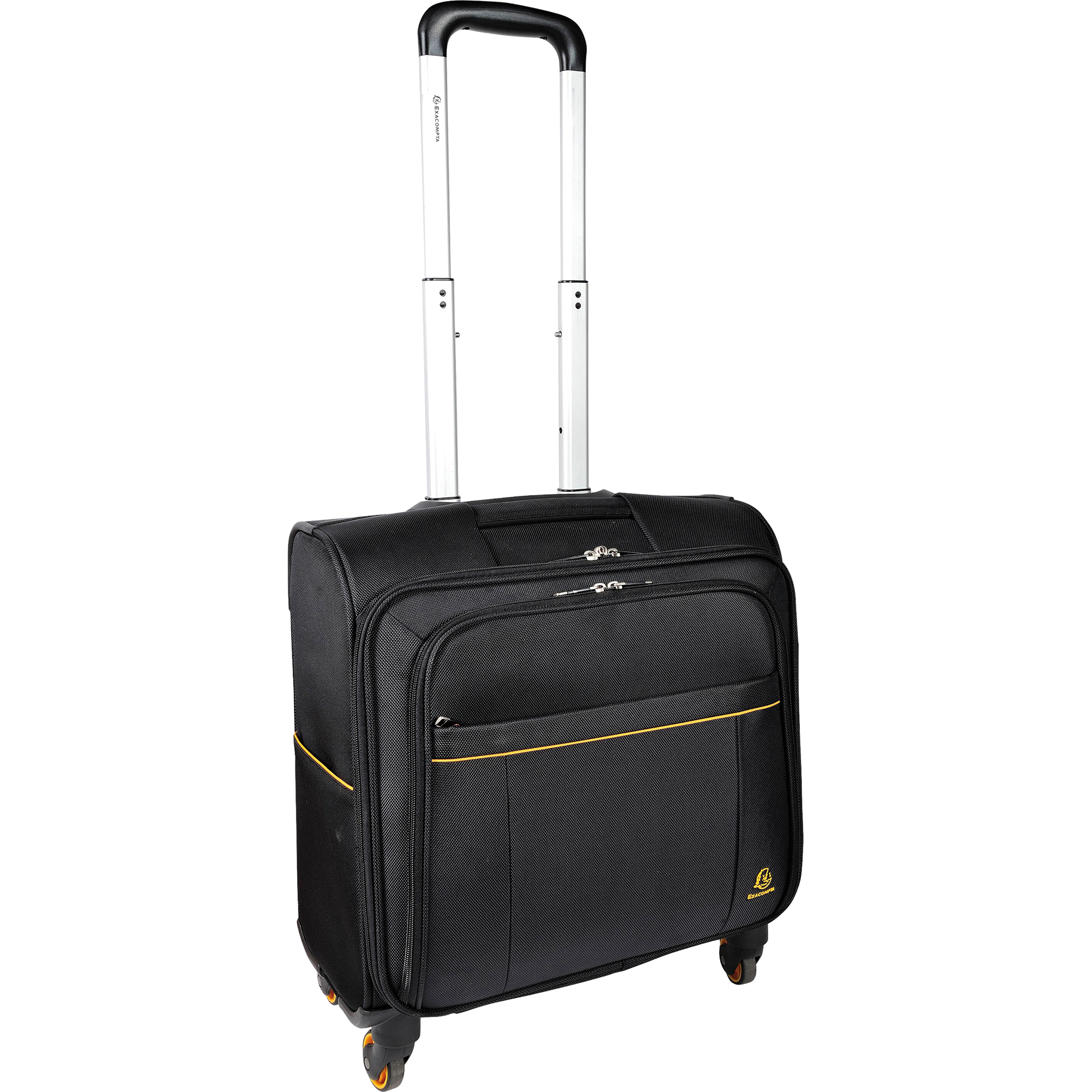 Exacompta Notebooktrolley Exactive® 48 x 42 x 23 cm (B x H x T) Polyester schwarz/orange