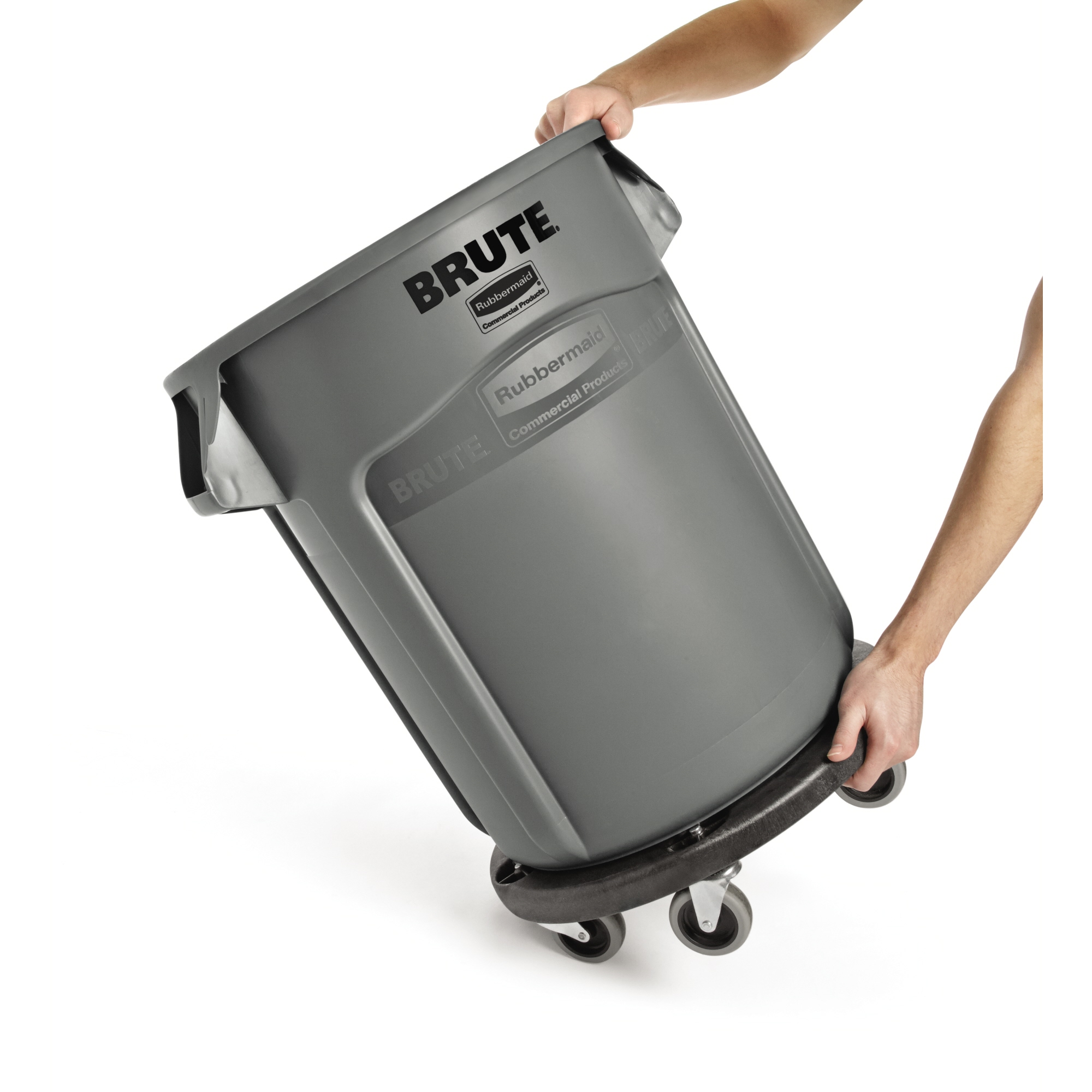 Rubbermaid Abfalleimer BRUTE® 208l Polypropylen grau