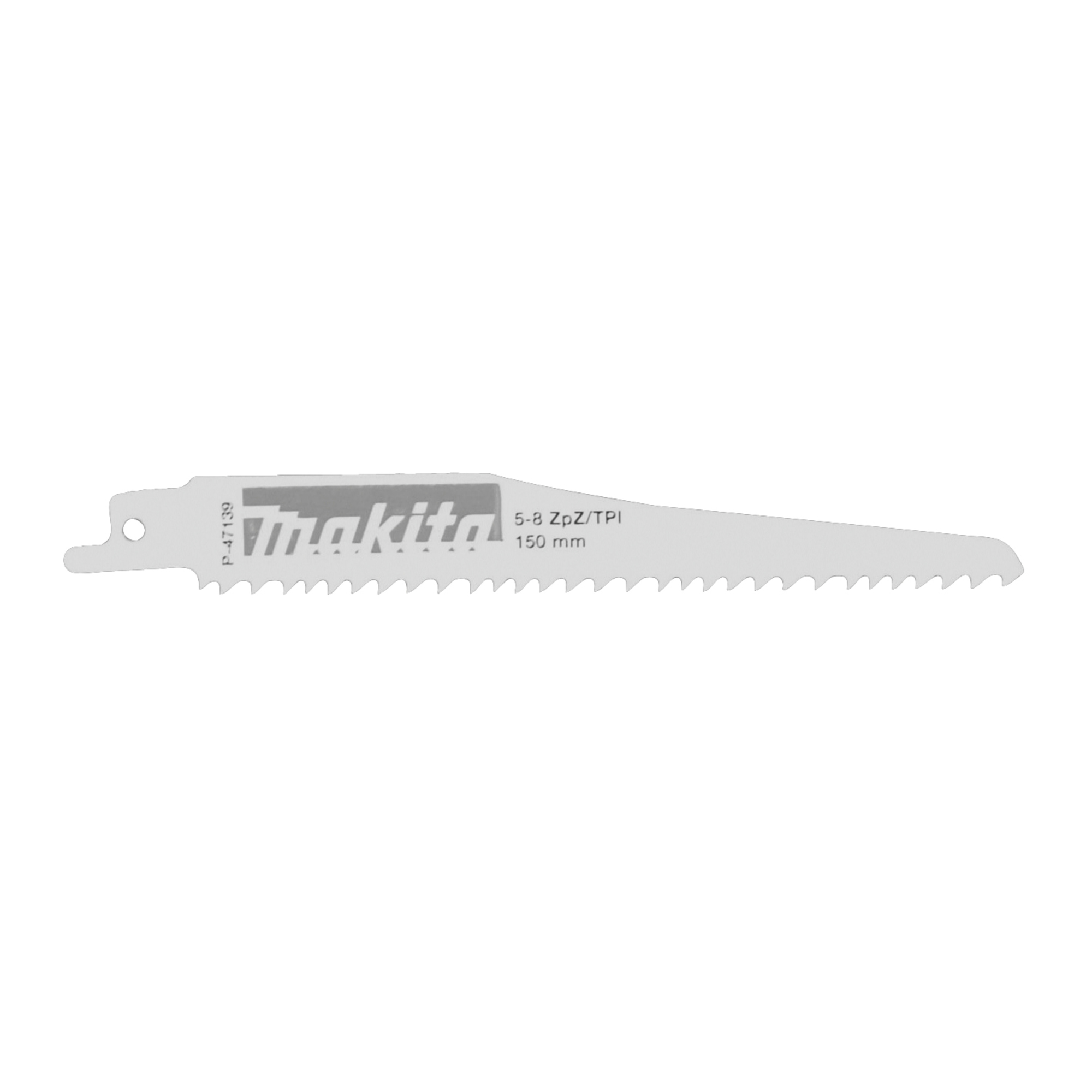 Makita® Sägeblatt 150/5-8Z BiM Holz/Nägel Reciprosäge mit Universalschaftsystem Bimetall 5 St./Pack.