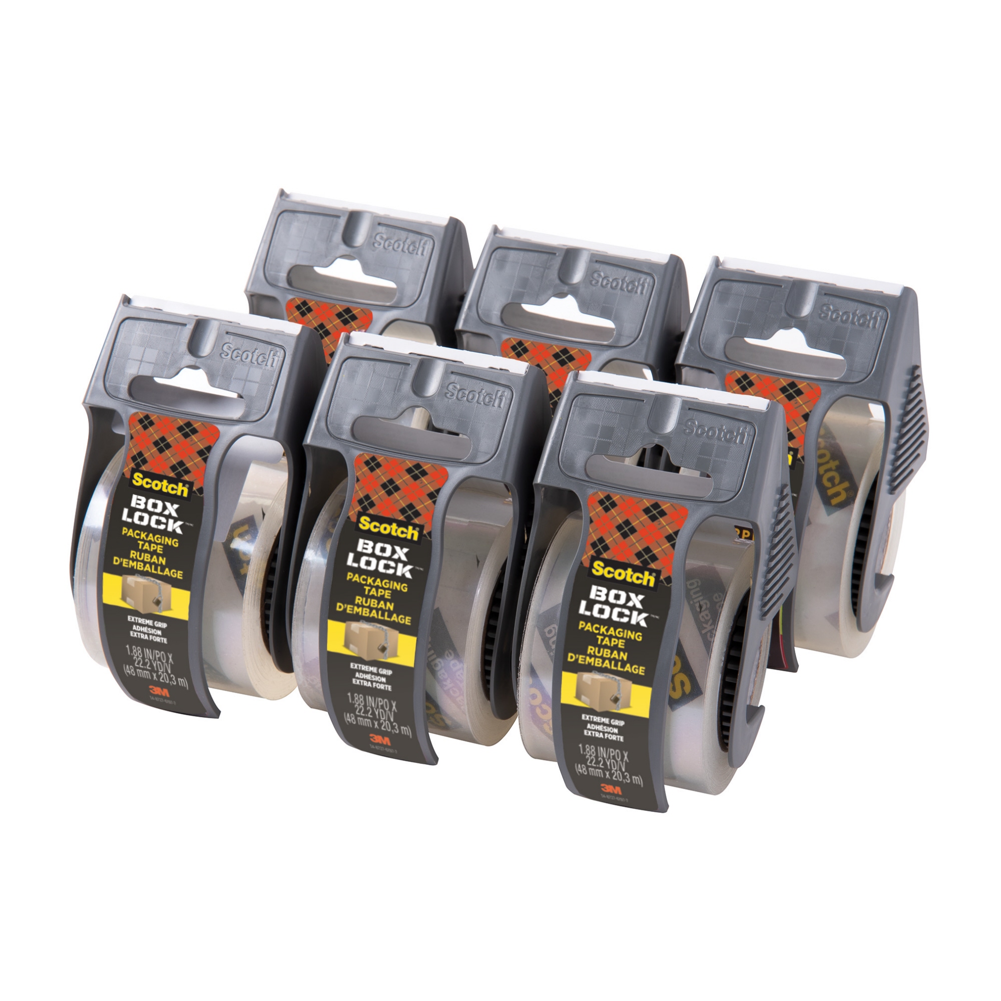 Scotch® Packband Box Lock™ 48 mm x 20,3 m (B x L) transparent 6 St./Pack.