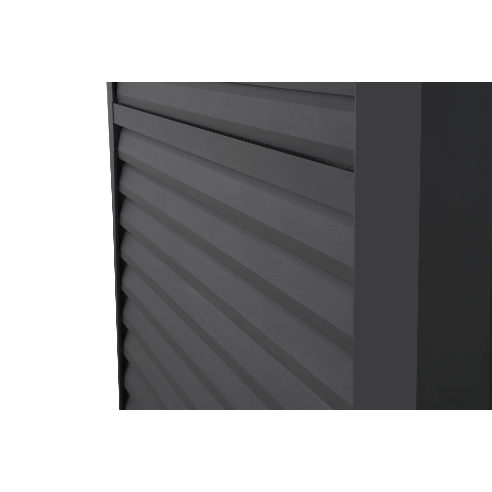 BEST Zubehör Terrassenüberdachung Shutter Seitenwand Best Terrassenüberdachung Cadiz 49936050 , 49953050, 49972050 113 x 229 x 5 cm (B x H x T) Aluminium anthrazit