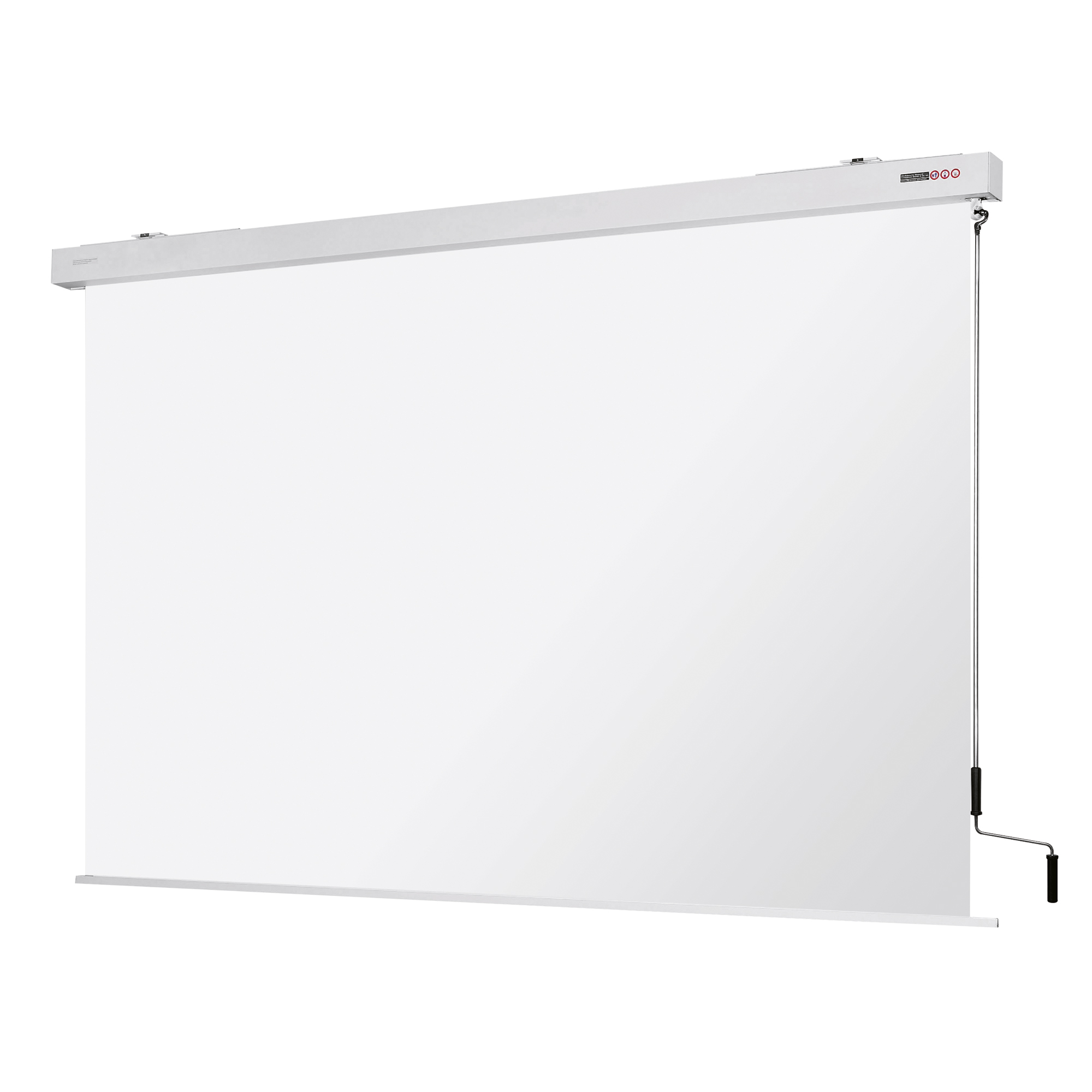 magnetoplan® Rolloleinwand Cineroll Bildformat: 1:1 Projektionsfläche: 180 x 180 cm (B x H) weiß