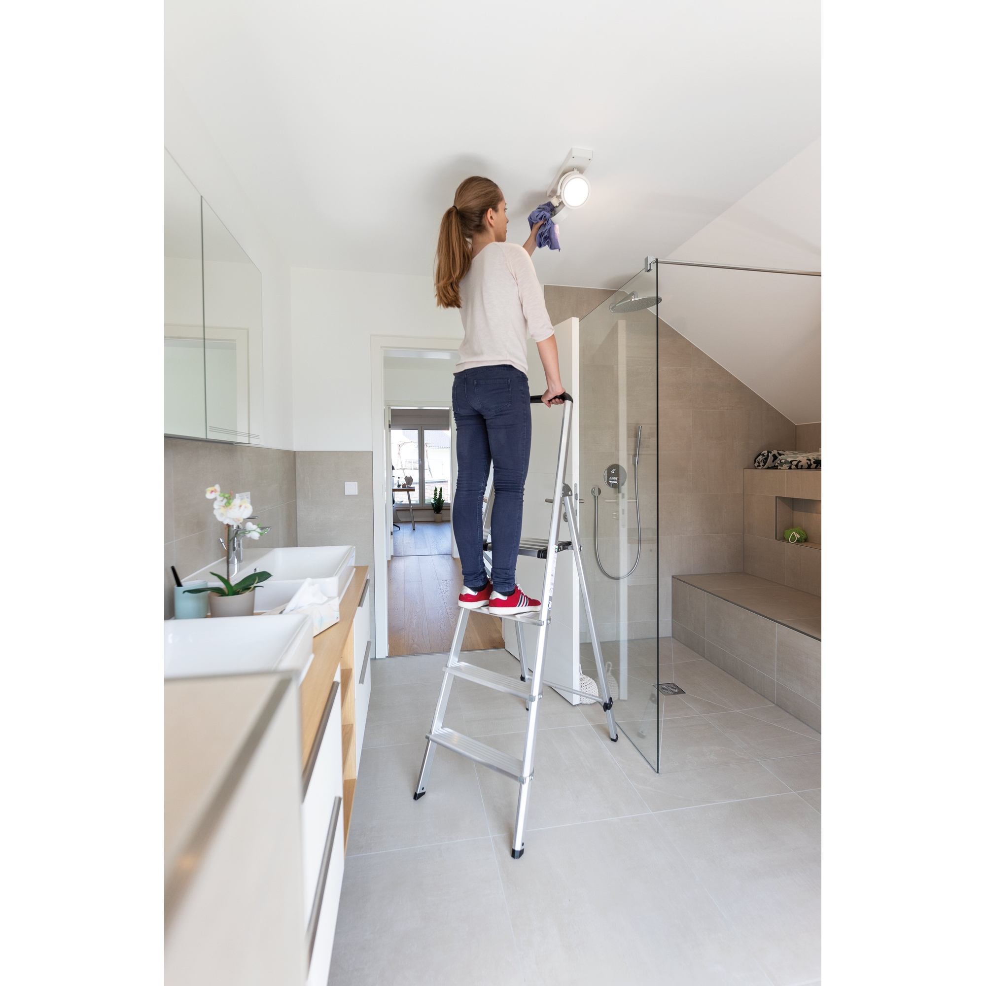 MUNK Stehleiter ML 2,95m Aluminium