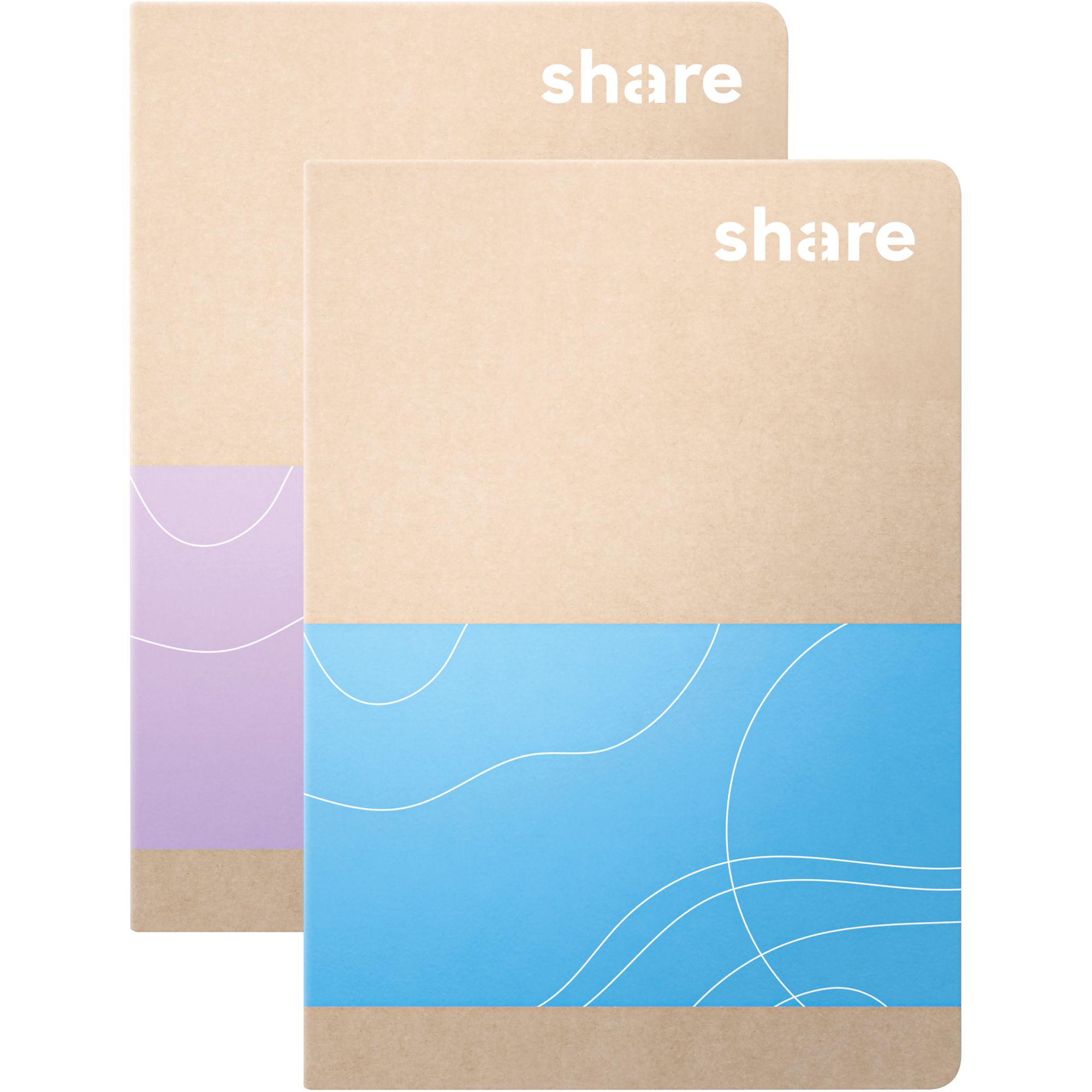 share Notizheft DIN A6 kariert 40 Bl.