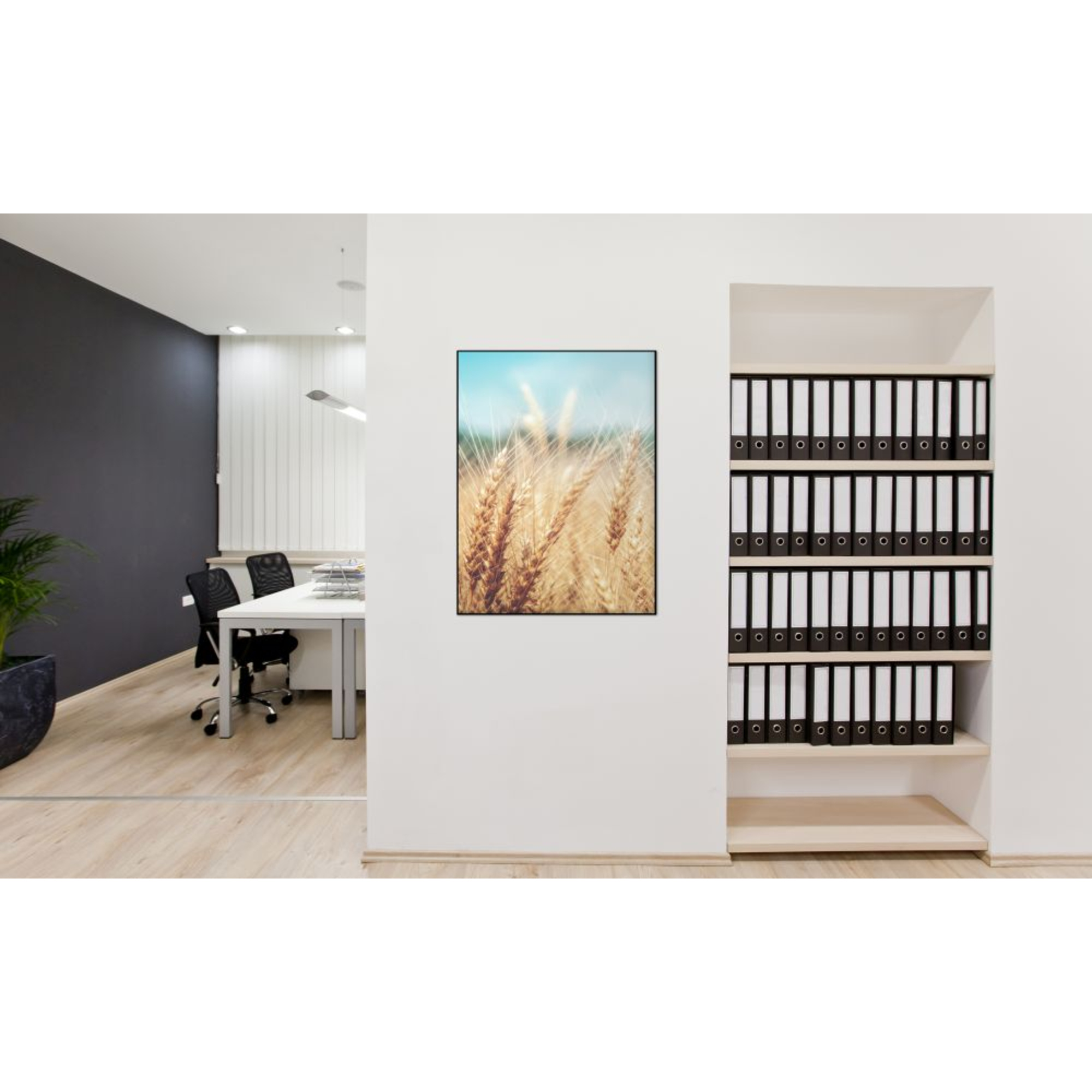 Showdown® Displays Dekobild Getreidefeld 84,1 x 59,4 cm (B x H) Holz