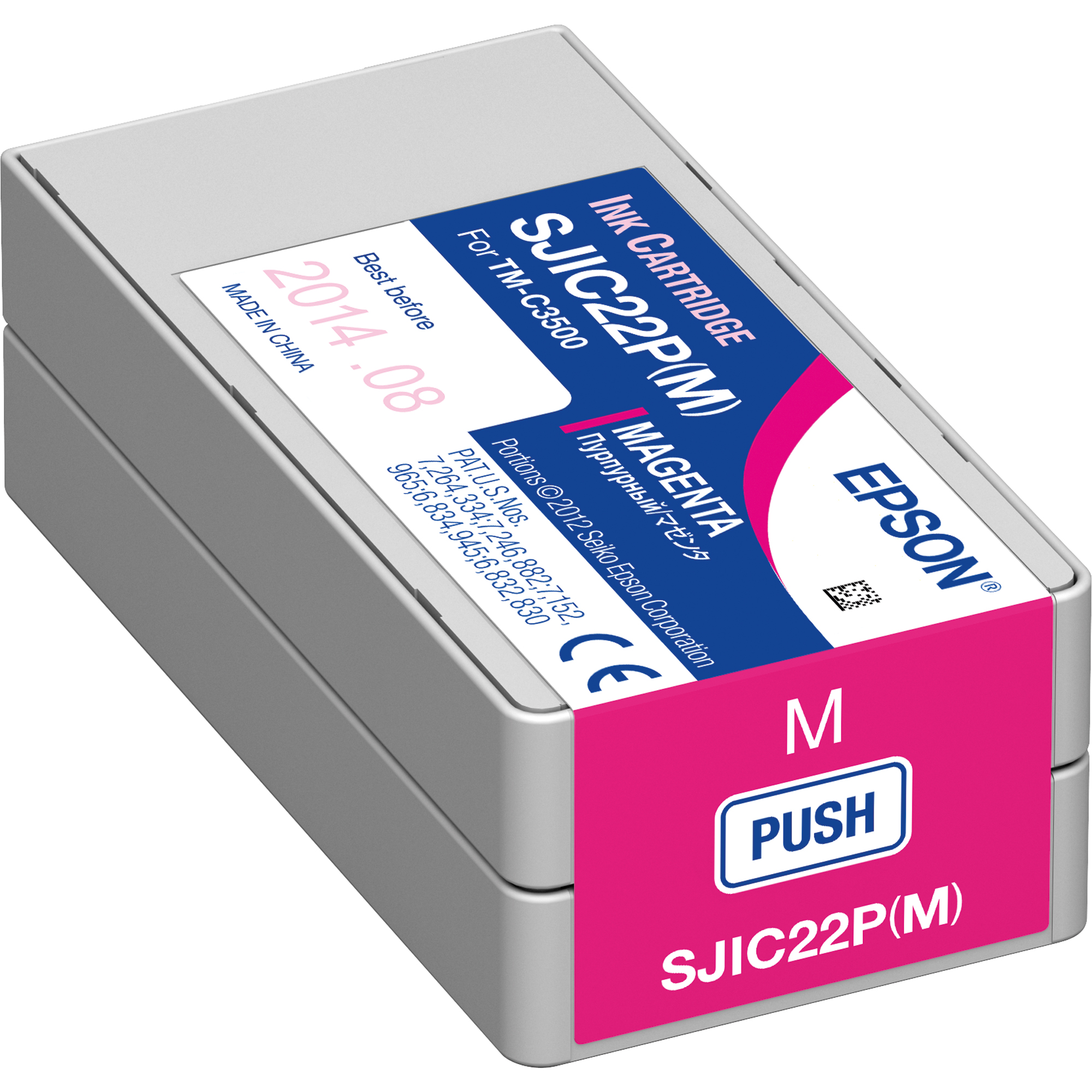 Epson Tintenpatrone Originalzubehör SJIC22P(M) magenta 32,5ml