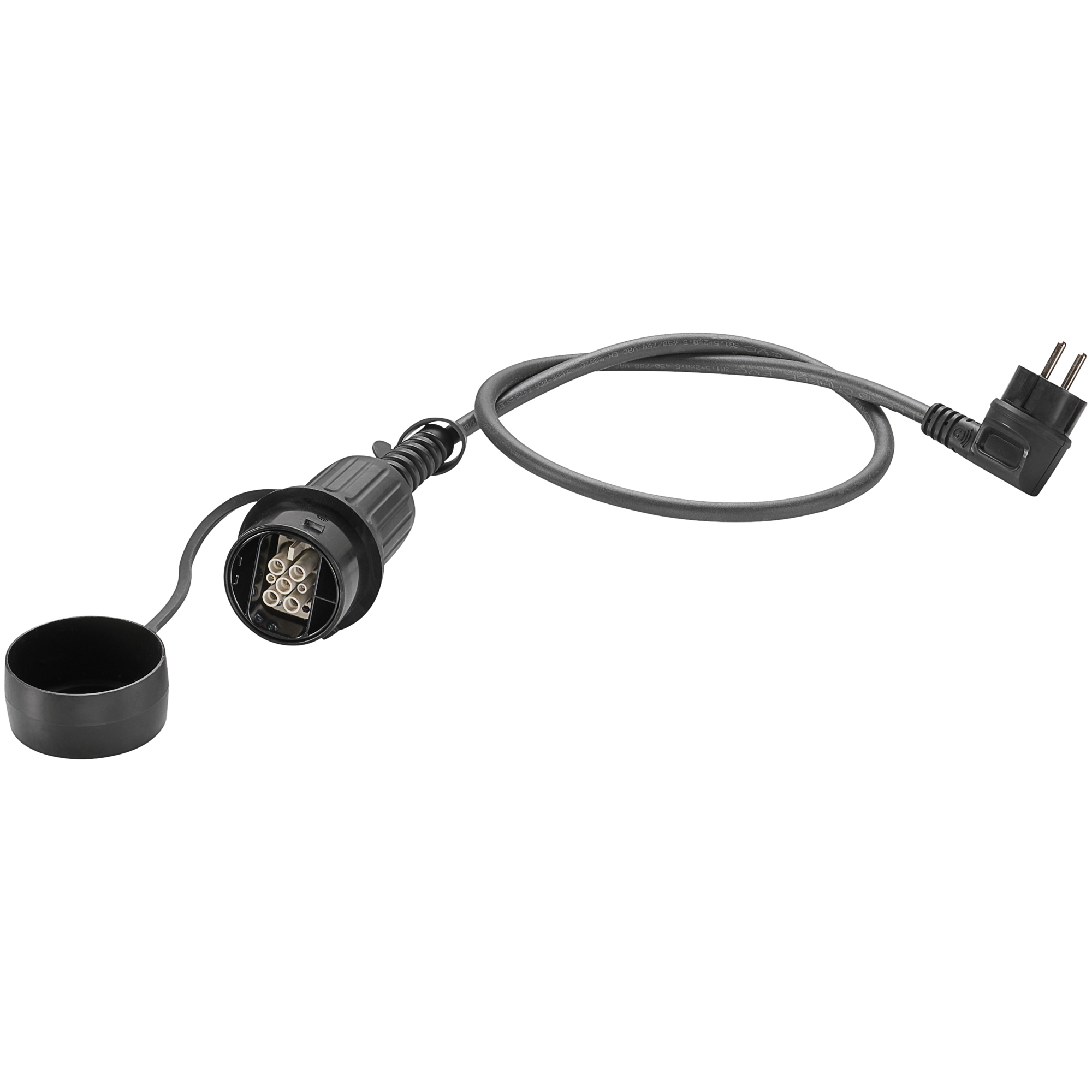 LAPP Mobile Ladestation Elektroauto Universal Plug-in-Hybrid (PHEV) und batterieelektrische Fahrzeuge (BEV) Schuko-Stecker/CEE-Stecker, CEE Stecker rot, 5-polig 3ph/CEE-Stecker Typ 2 Kupplung/CEE-Buchse 11 kW 6m