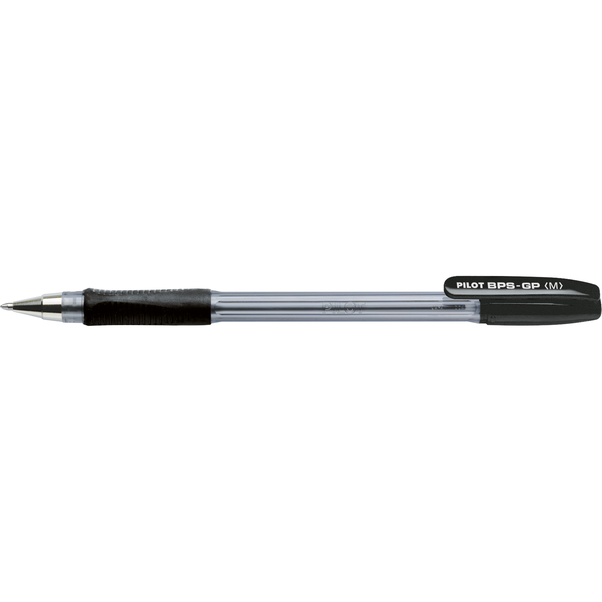PILOT Kugelschreiber BPS-GP 0,4mm M schwarz dokumentenecht Schaftfarbe: transparent